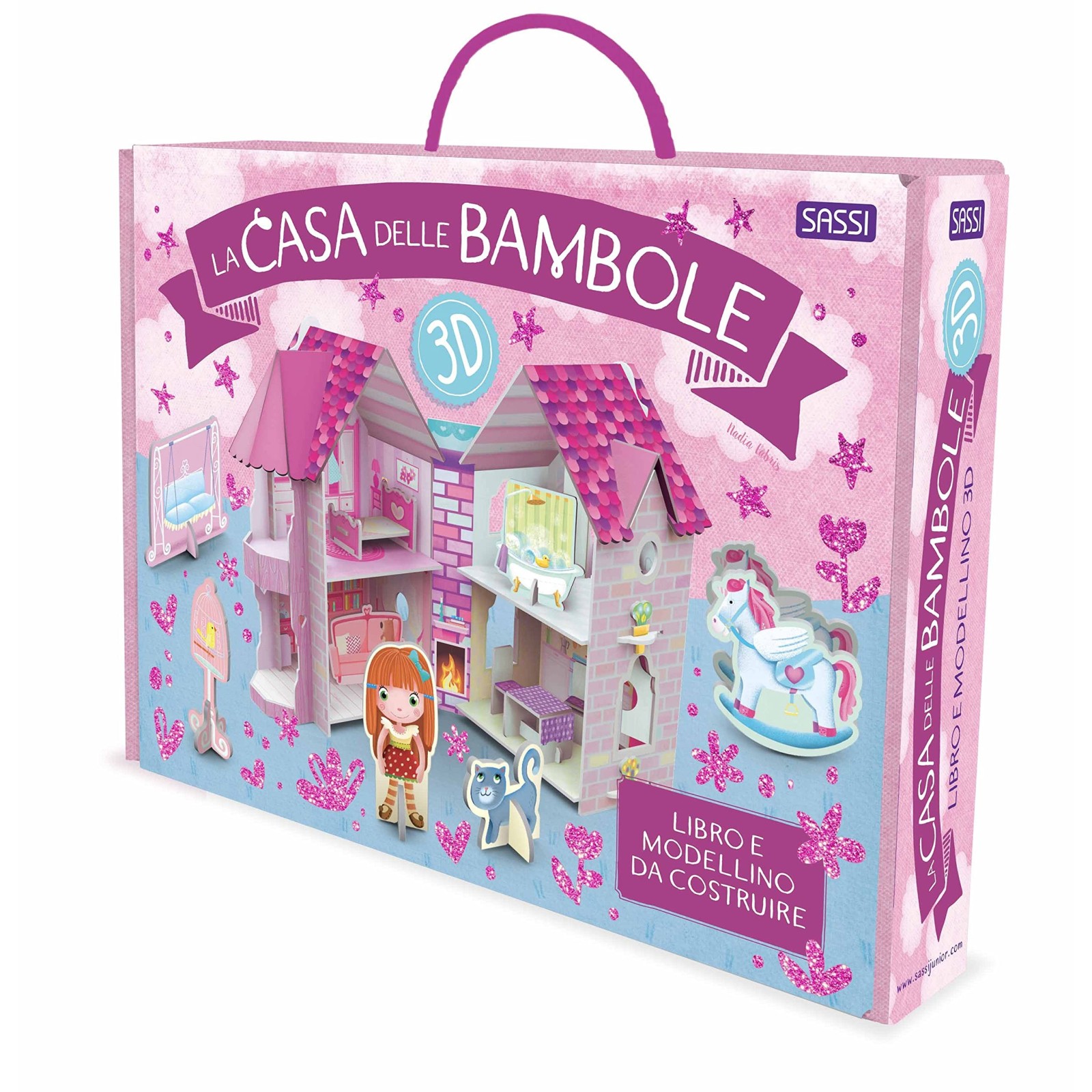 La casa delle bambole 3D. Libro e modellino 3D-SASSI PUBLISHER