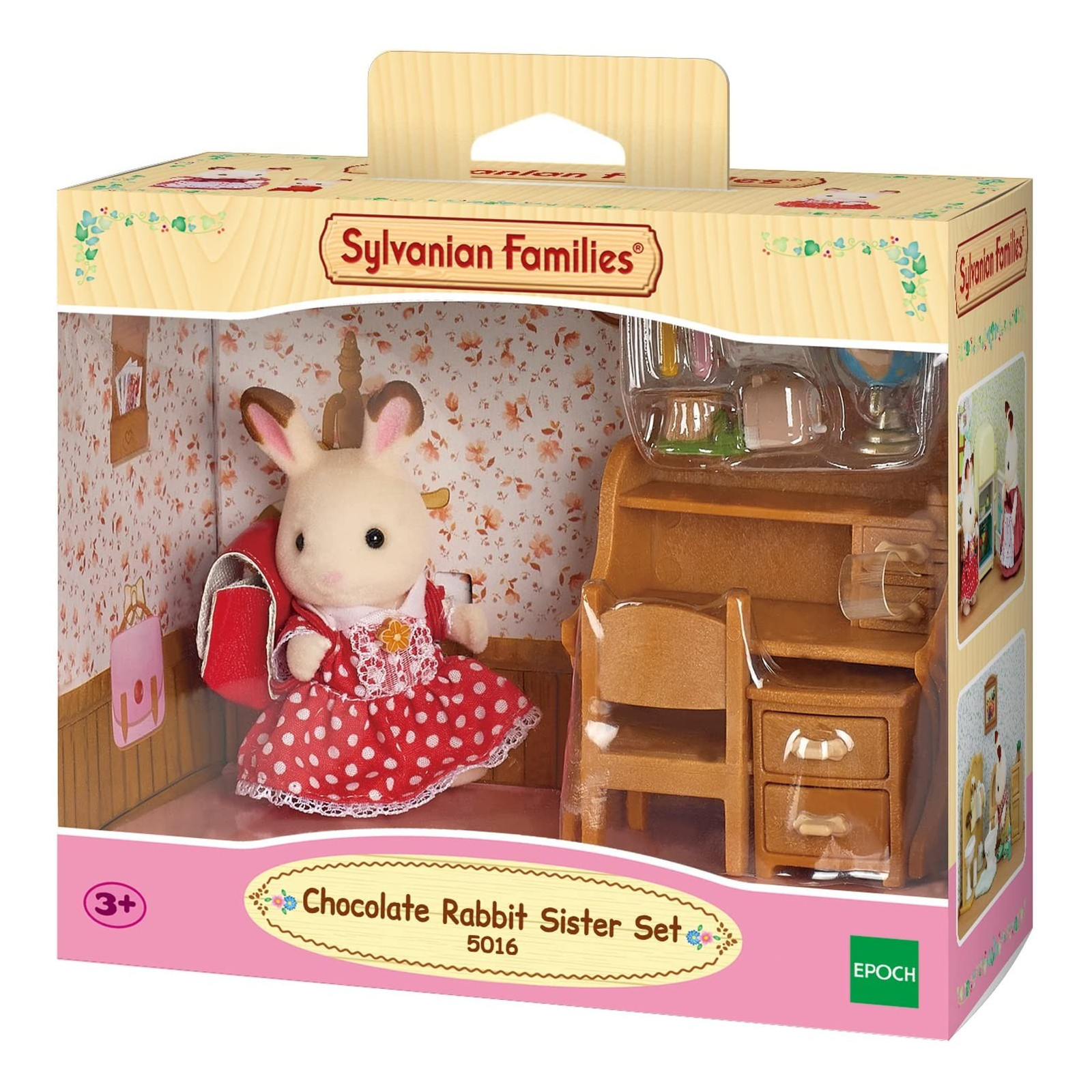 Sorella Coniglio Cioccolato e scrivania - EPOCH - BAMBINA - td-toys.it