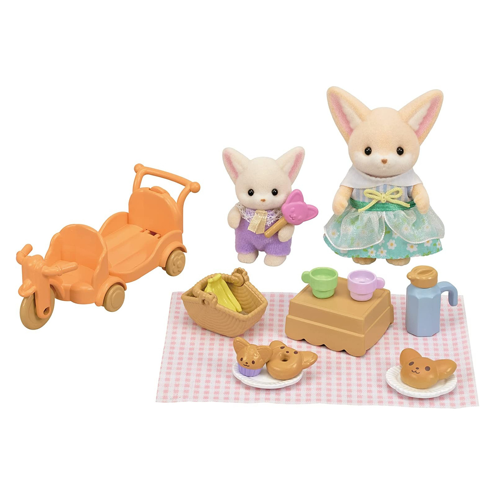 Set Picnic al sole – Sorella e Bebè Volpe Fennec-CHILD