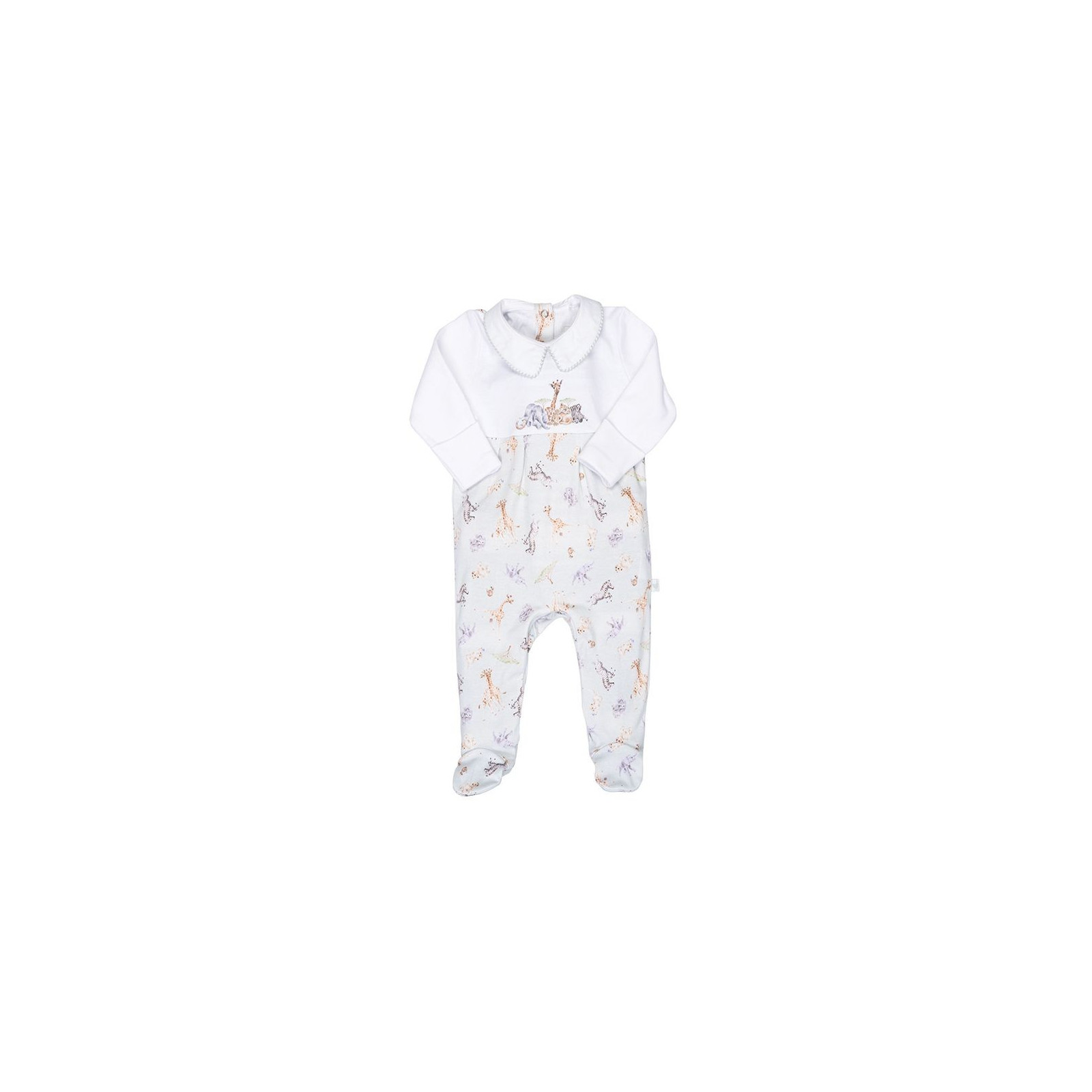 Little Savannah Placement Print Babygrow - 9-12 Months - Wrendale - Tutina Neonato - td-toys.it