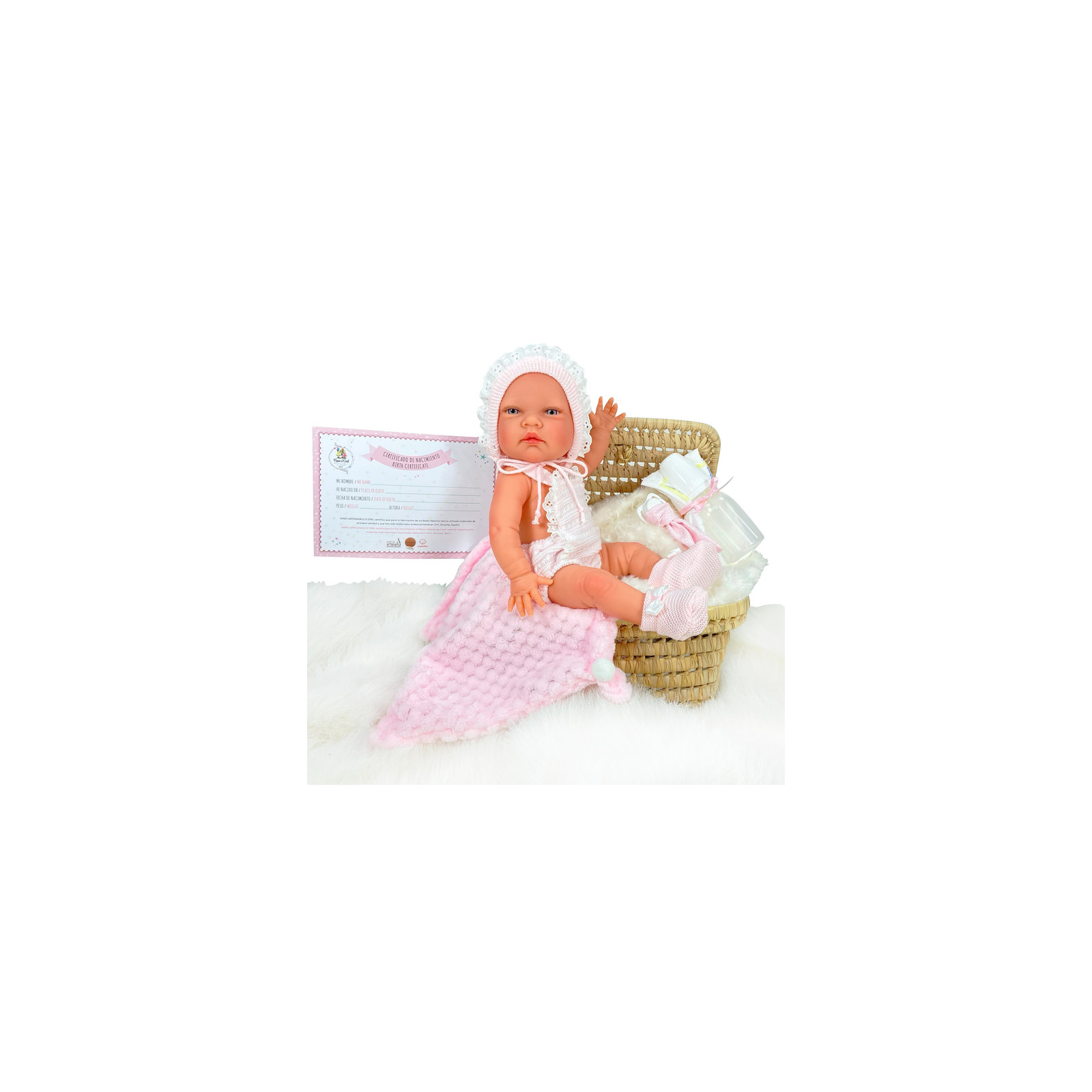 RUBI REBORN DOLL CASE *GIRL* - Nines d'Onil - BAMBINA - td-toys.it