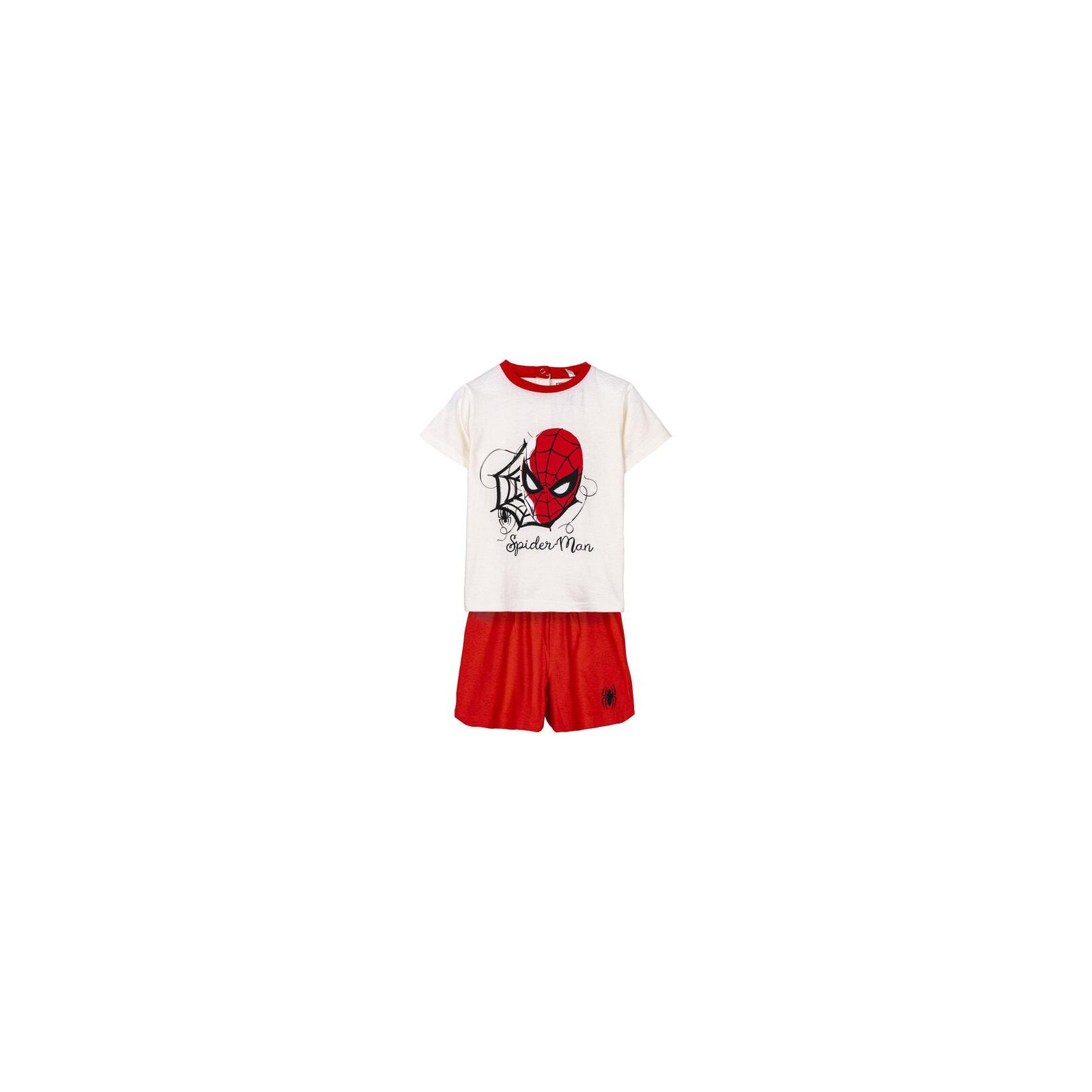 PIGIAMA MANICA CORTA SINGLE JERSEY SPIDERMAN - CERDÁ - BAMBINO PRIMA INFANZIA - td-toys.it