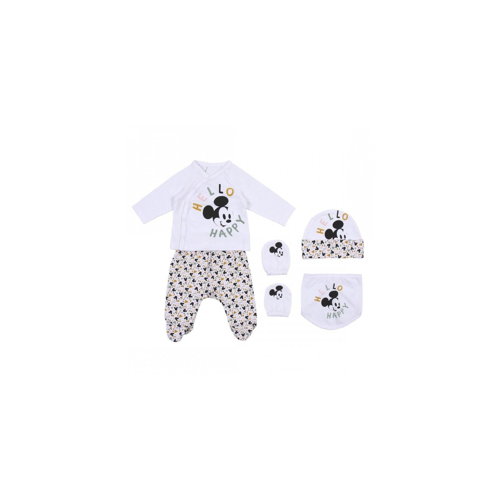 SET REGALO 4 PIÈCES MICKEY-BAMBINA PRIMA INFANZIA