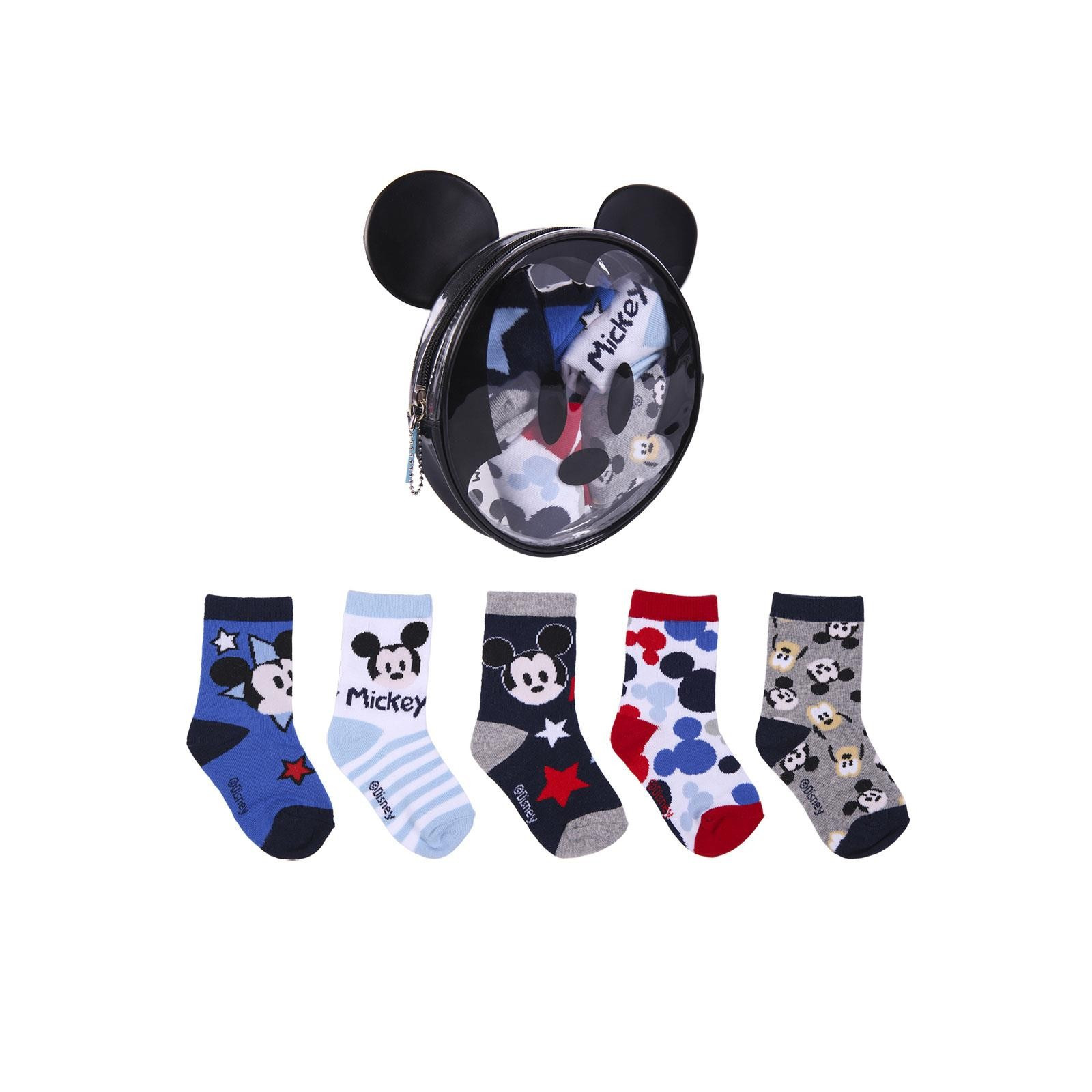 SET CALZINI 5 PIÈCES MICKEY - CERDÁ - SOCKS - td-toys.it