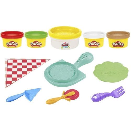 Play-Doh Kitchen Creations. Pizza Il giocattolo è adatto per bamb