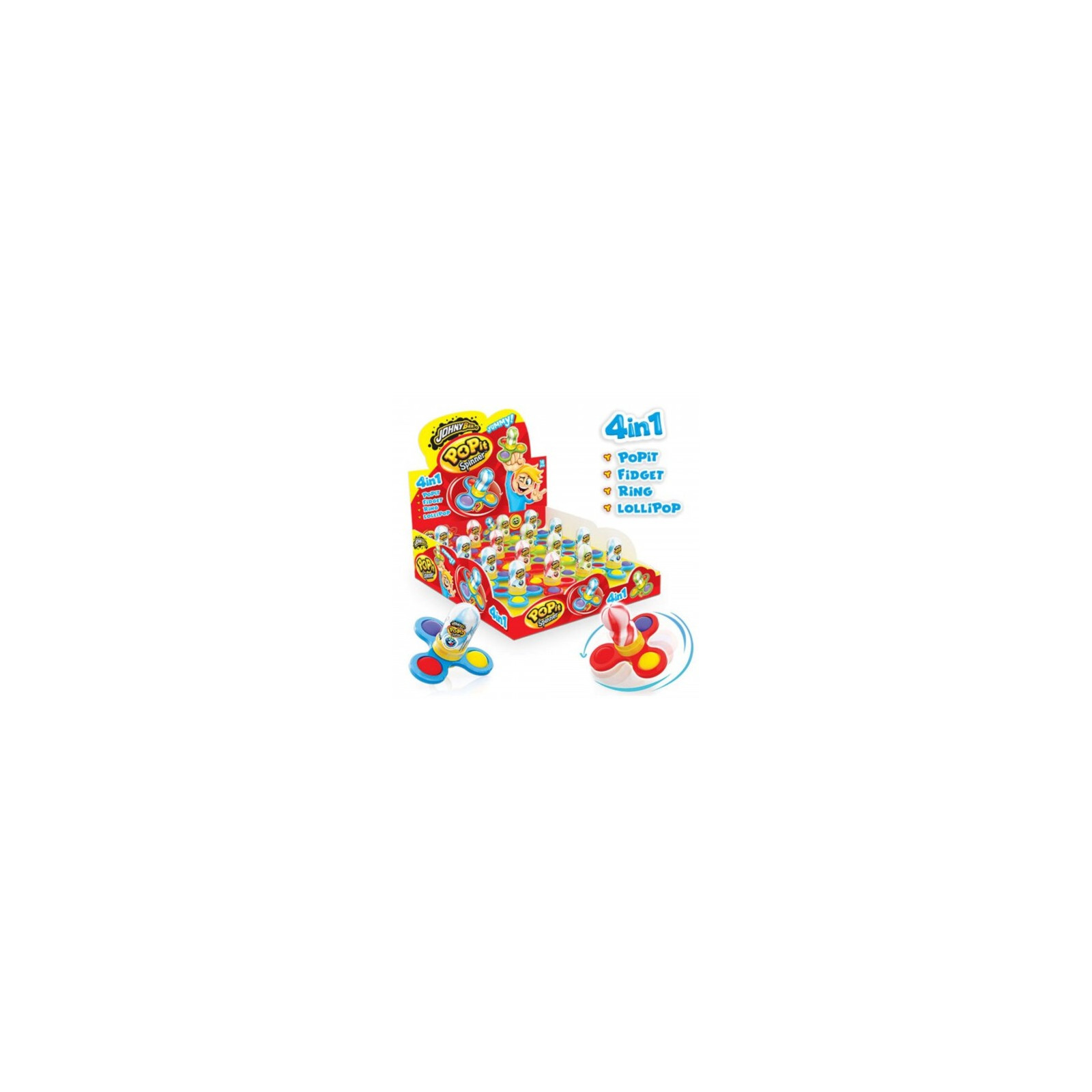 Johnybee Pop it Spinner 15g - - SNACK - td-toys.it