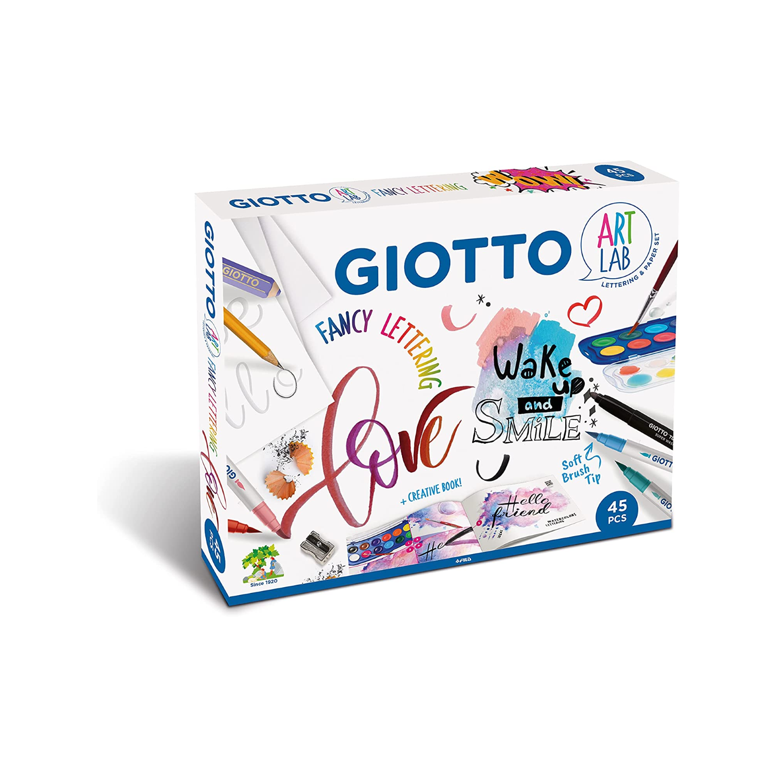 GIOTTO ART LAB LETTERING-PENS-MARKERS-PENCILS-ERASERS