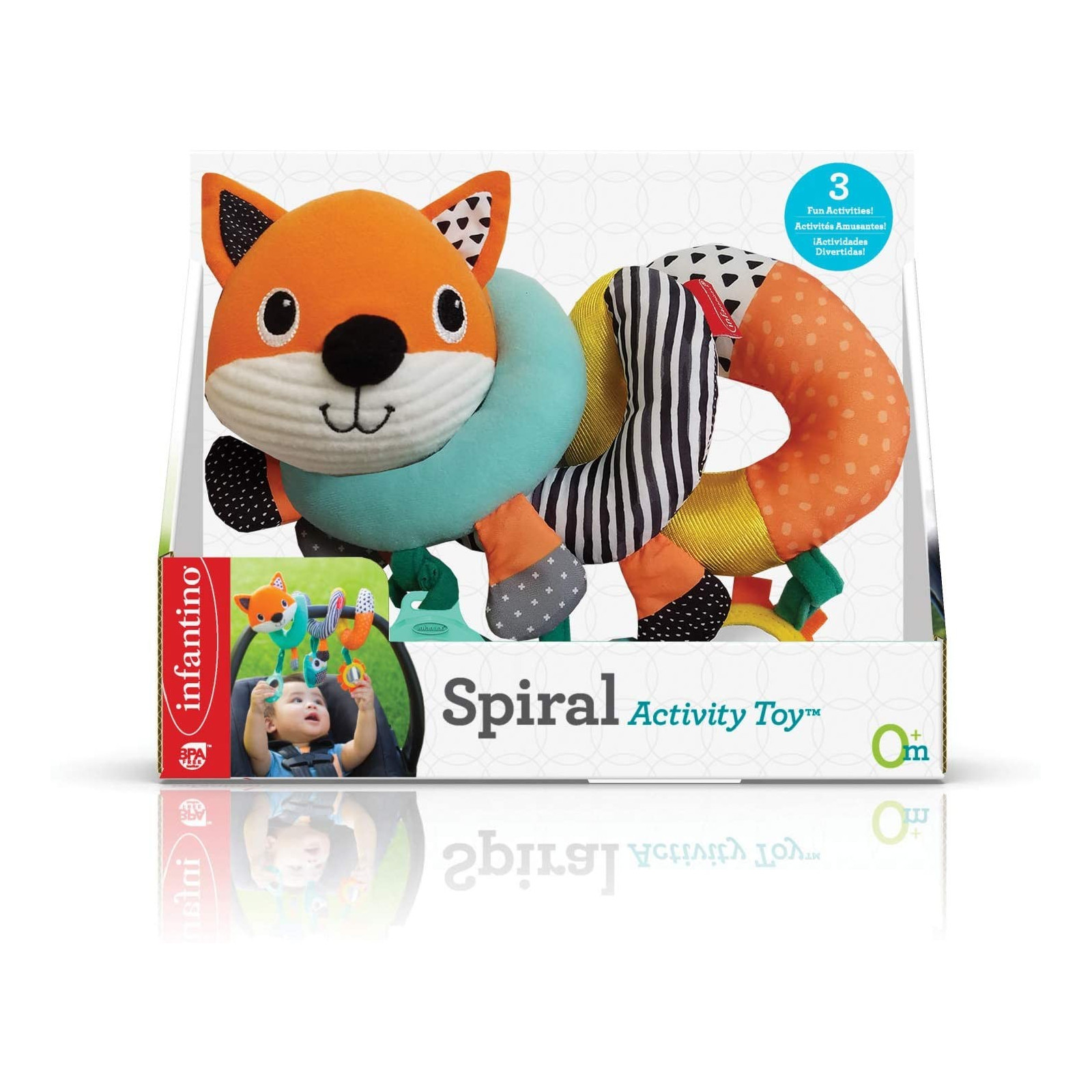 INFANTINO - Spiral Fox Multi-activity rattle - GIOCHERIA SPA - EARLY CHILDHOOD - td-toys.it