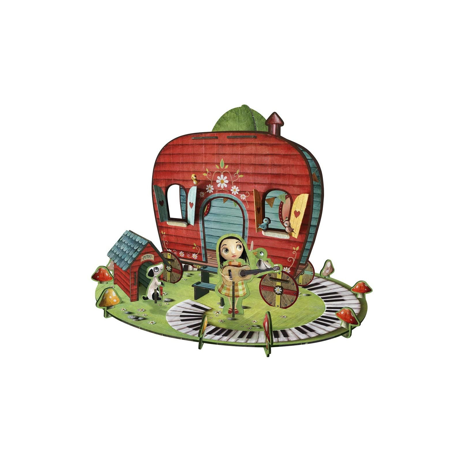 CHLOE REMIAT PUZZLE DECOR CARAVAN - - AVENUE MANDARINE - td-toys.it