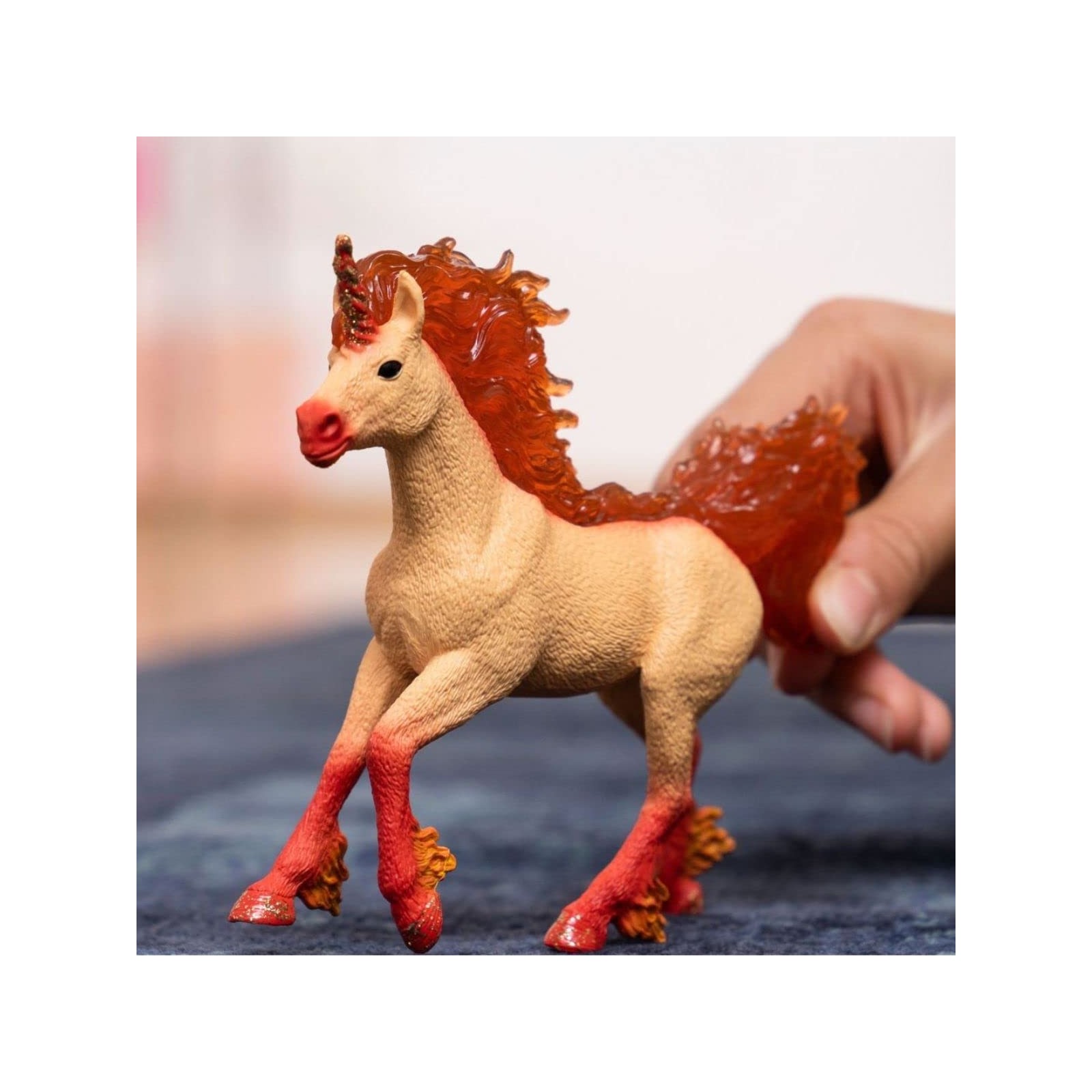 PV0103- 70756 -Elementa Fire Unicorn St - SCHLEICH - UNISEX - td-toys.it