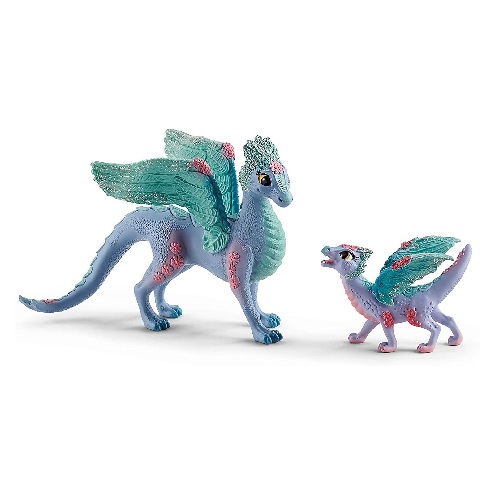 Mamma del drago dei fiori e cucciolo - SCHLEICH - UNISEX - td-toys.it