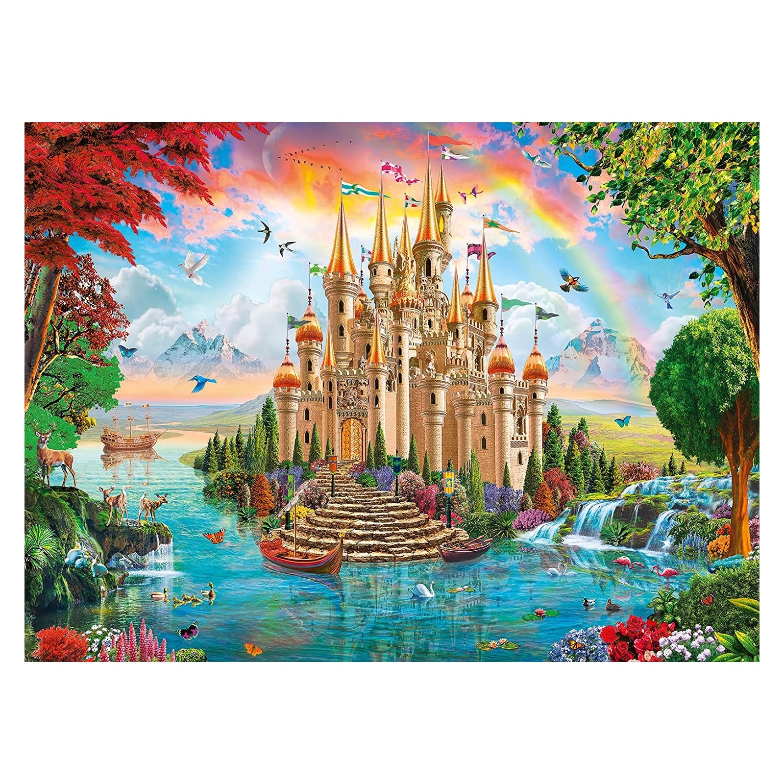 Un castello da favola 100 pz - Ravensburger - PUZZLE - td-toys.it