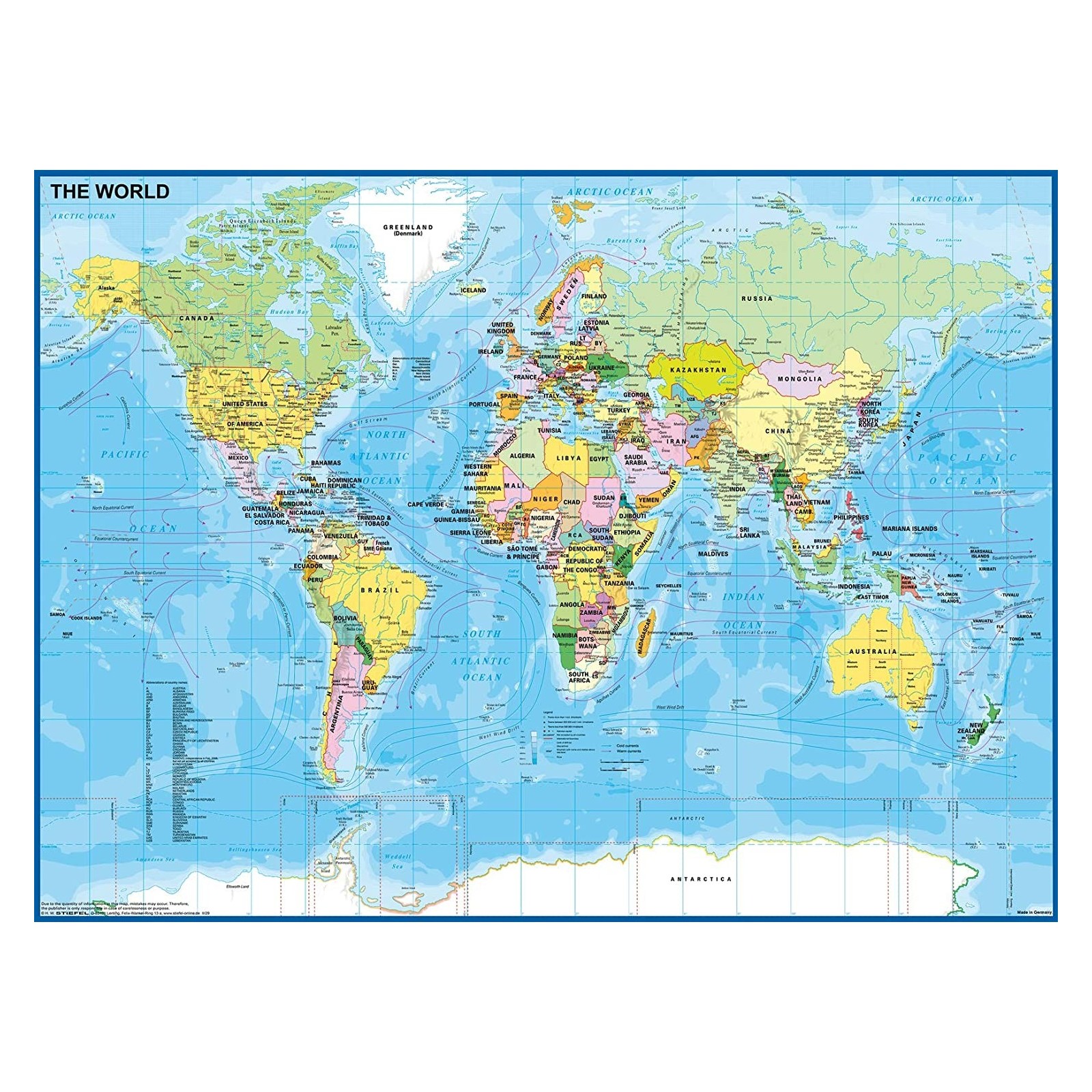 Mappa del mondo 200 pz-PUZZLE