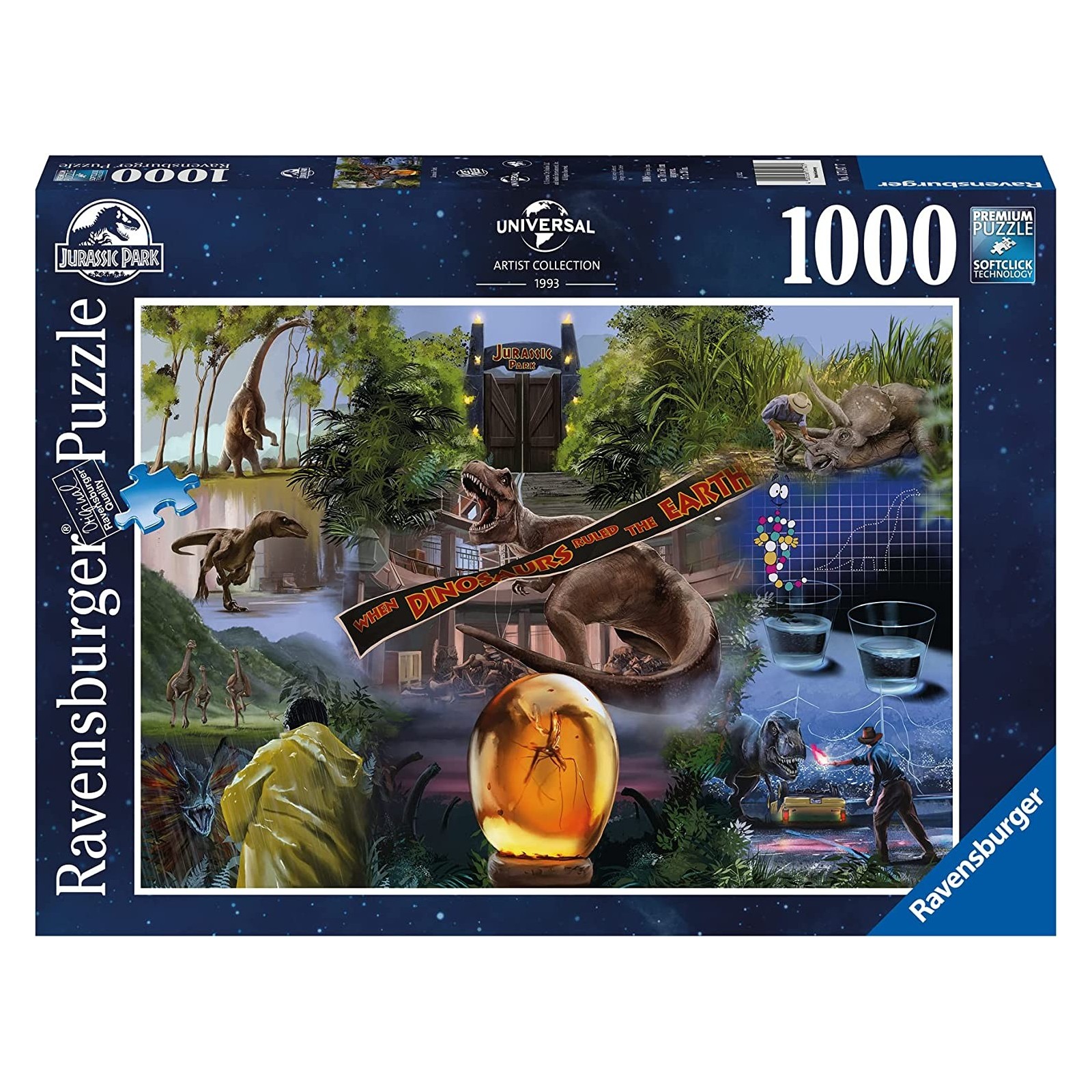 Jurassic Park 1000 pz - Ravensburger - PUZZLE - td-toys.it