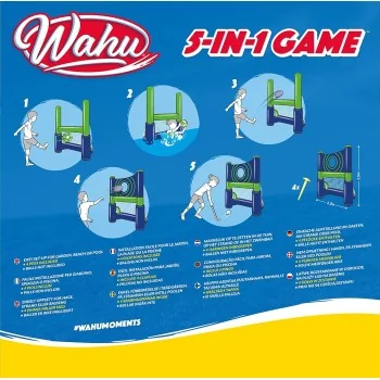 TD Toys|920759.002 - GOLIATH - WAHU 5-IN-1 GAME8720077207592