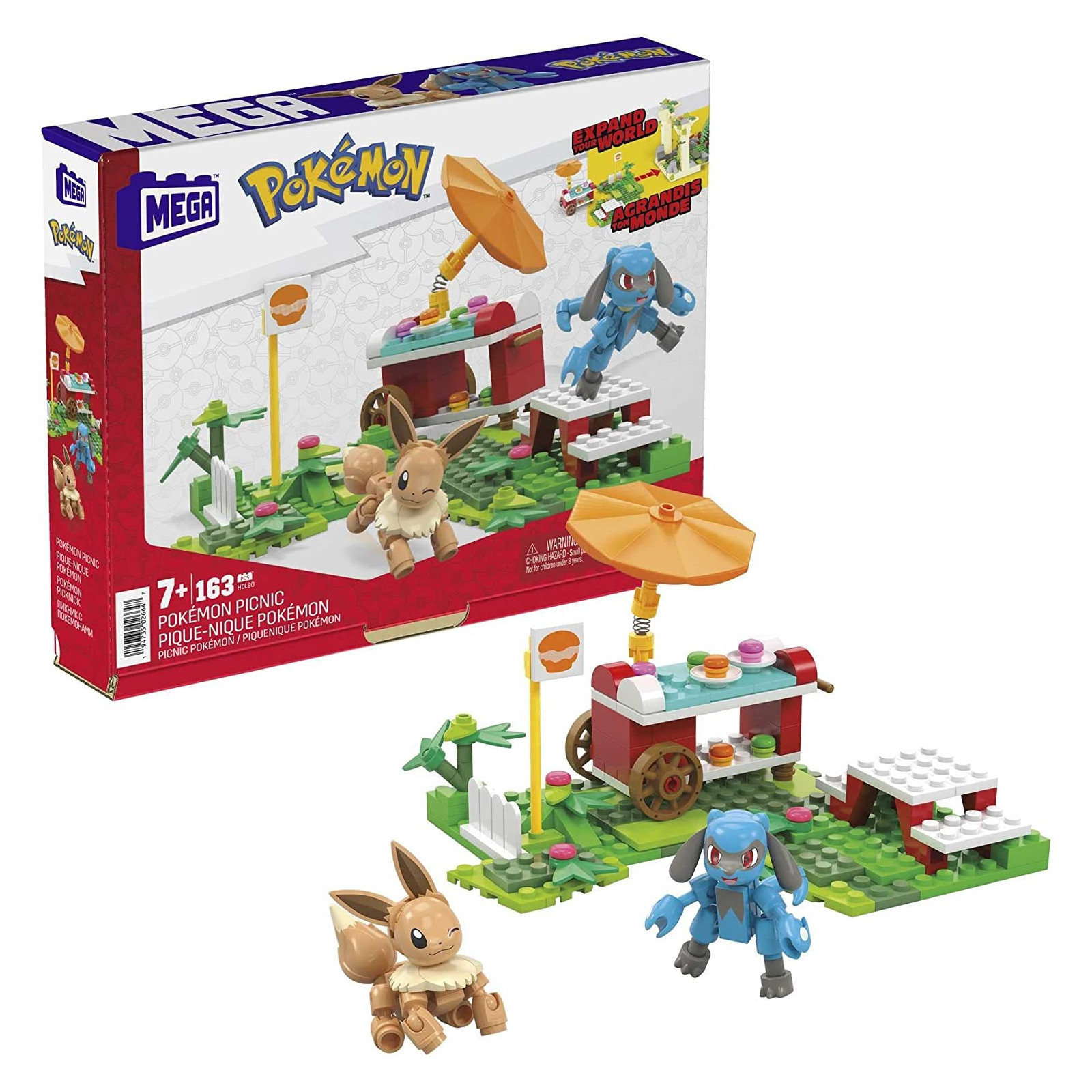 MEGABRAND POKEMON ADVENTURE PICNICHDL80 - THE POKEMON COMPANY INTERNATIONAL - UNISEX - td-toys.it