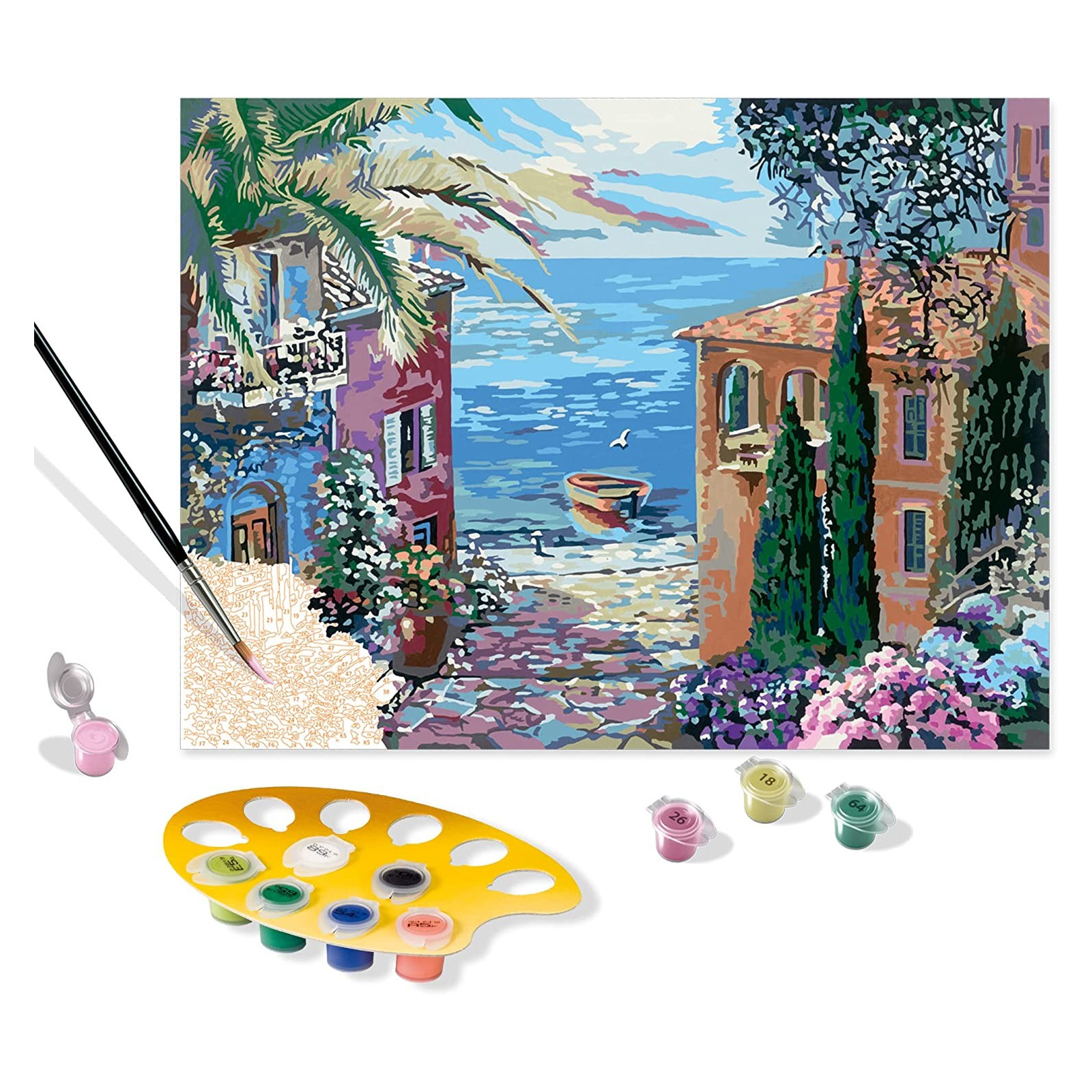 CreArt Serie Premium B - Paesaggio medit - Ravensburger - CREATIVI - td-toys.it