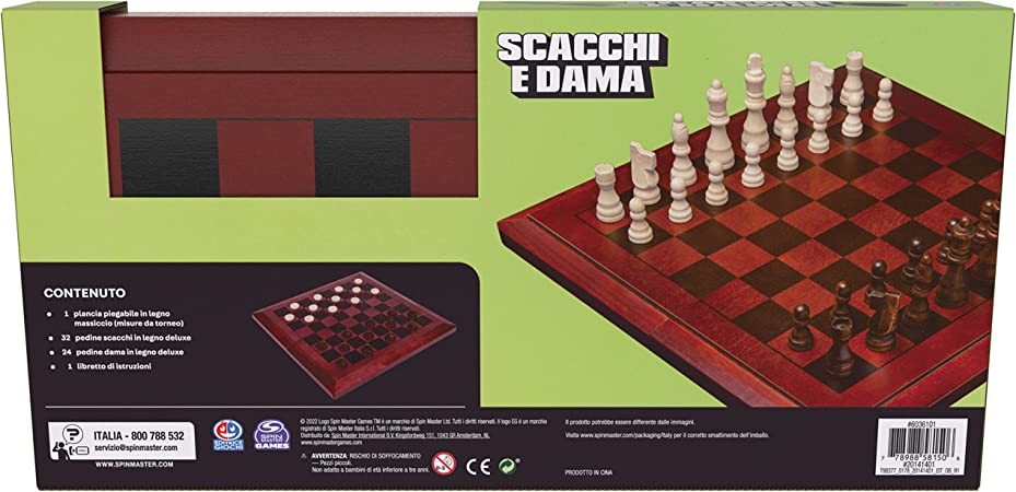 SET 2-IN-1 SCACCHI & DAMA LEGAMI