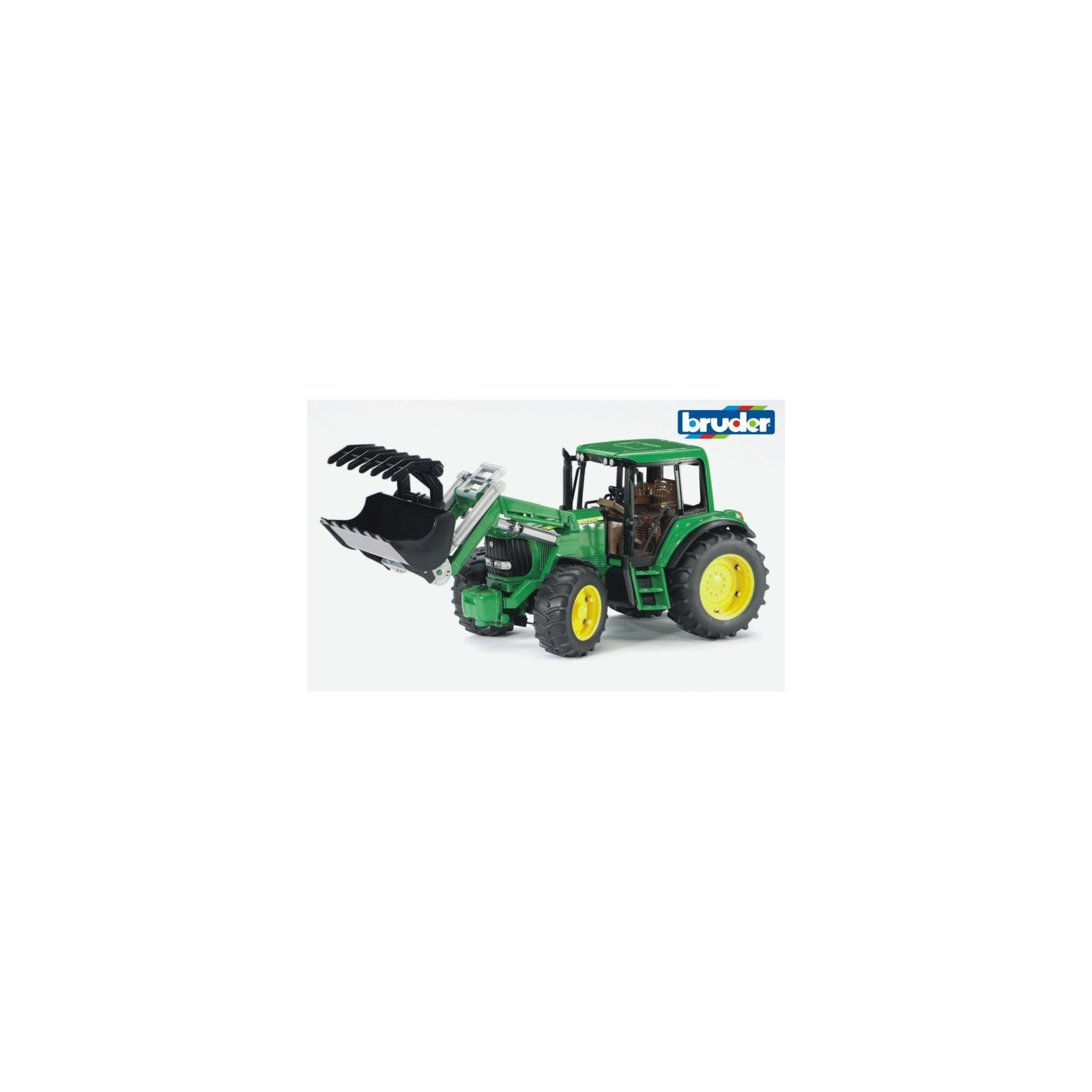 BRUDER TRATTORE JOHN DEERE 6920 CON BENNA 2052 - BRUDER - BAMBINO - td-toys.it