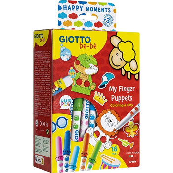 MY FINGER PUPPETS GIOTTO BE-BE' HAPPY MOMENTS-GIOCHI CREATIVI