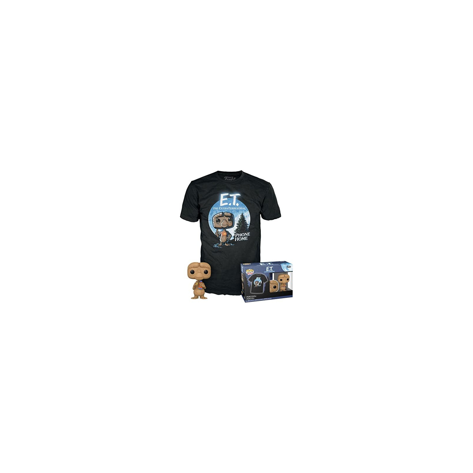 Funko Pop! & Tee (Adulto): E.T. - E.T. w/Candy T-Shirt (M) - FUNKO POP! - T SHIRT - td-toys.it