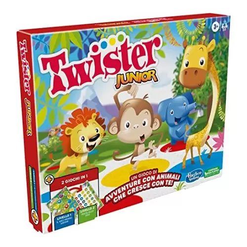 Hasbro Gaming Twister Gioco in Scatola, Include 1 Tappeto Twister, 1 Ruota  E Le Istruzioni, Versione 2020 in Italiano, Multicolore : : Giochi  e giocattoli