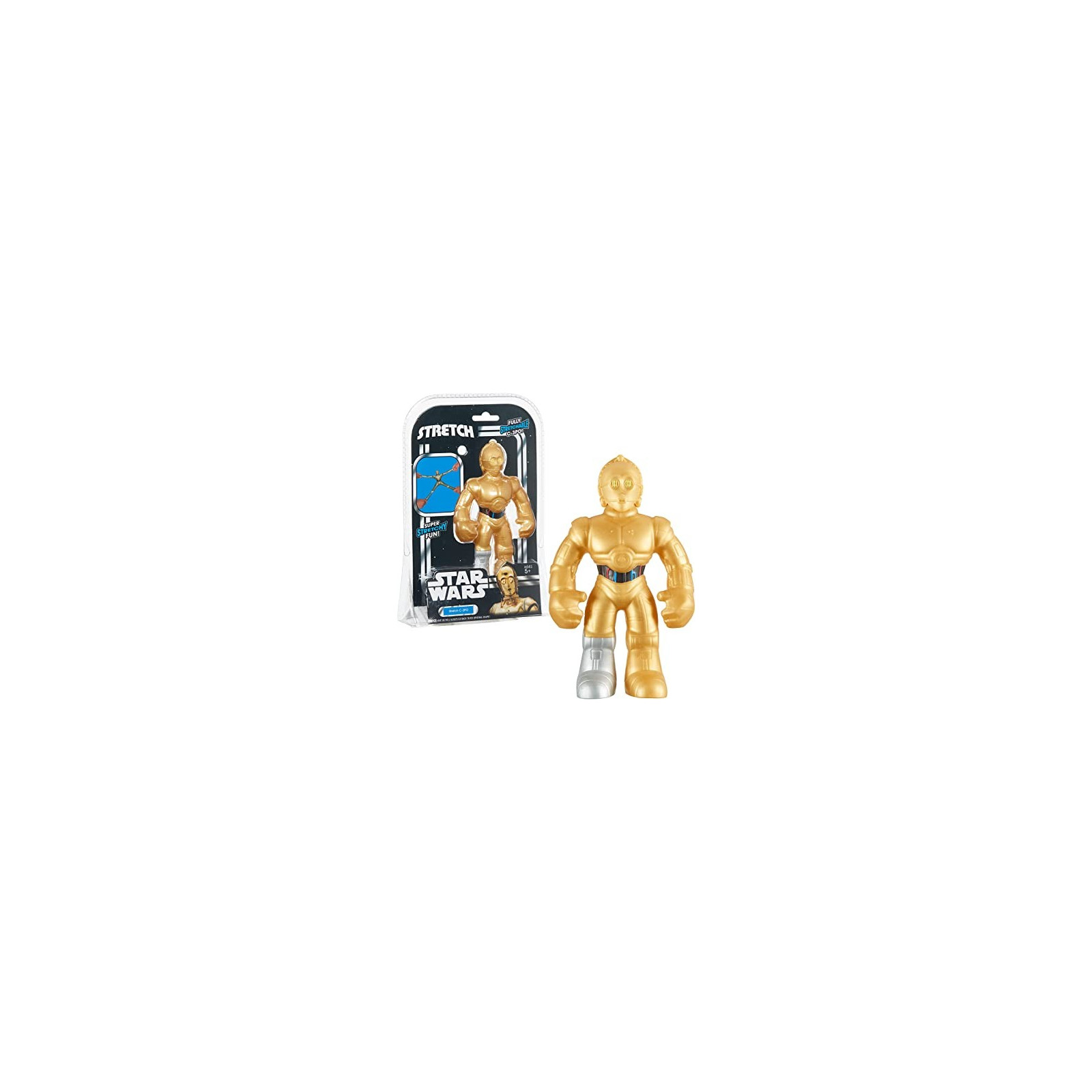 STRETCH SW C3PO 16CM - DISNEY - BAMBINO - td-toys.it