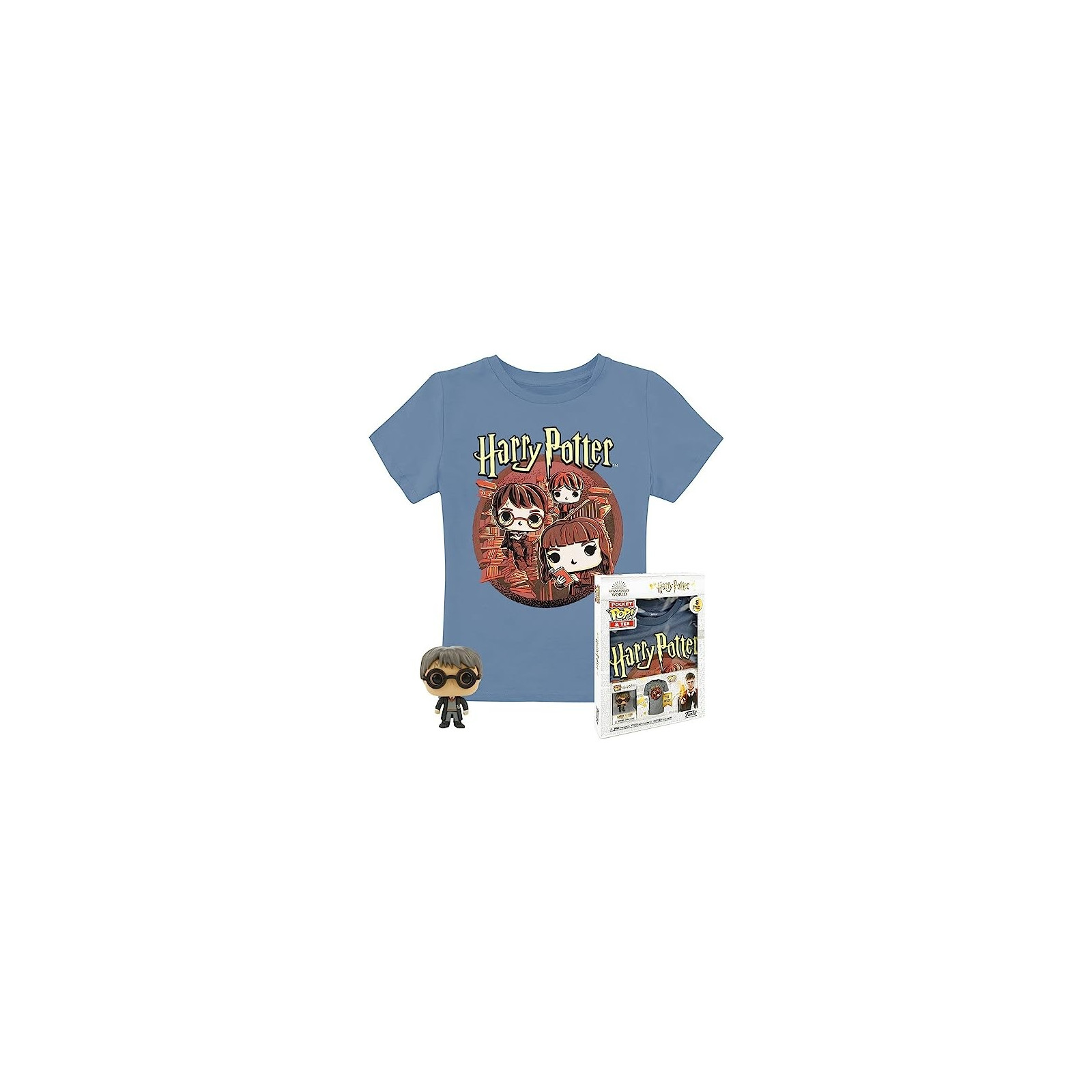 Wizarding World: Harry Potter – Pocket POP! & Tee – Taglia / Size M - FUNKO POP! - T-SHIRTS - td-toys.it