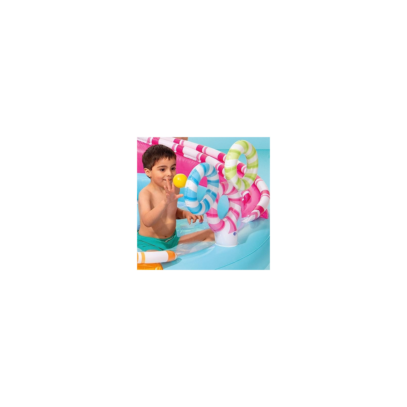 GONF PARCO GIOCHI CARAMELLA 170X168X122 CF1 - Intex - INTEX - td-toys.it