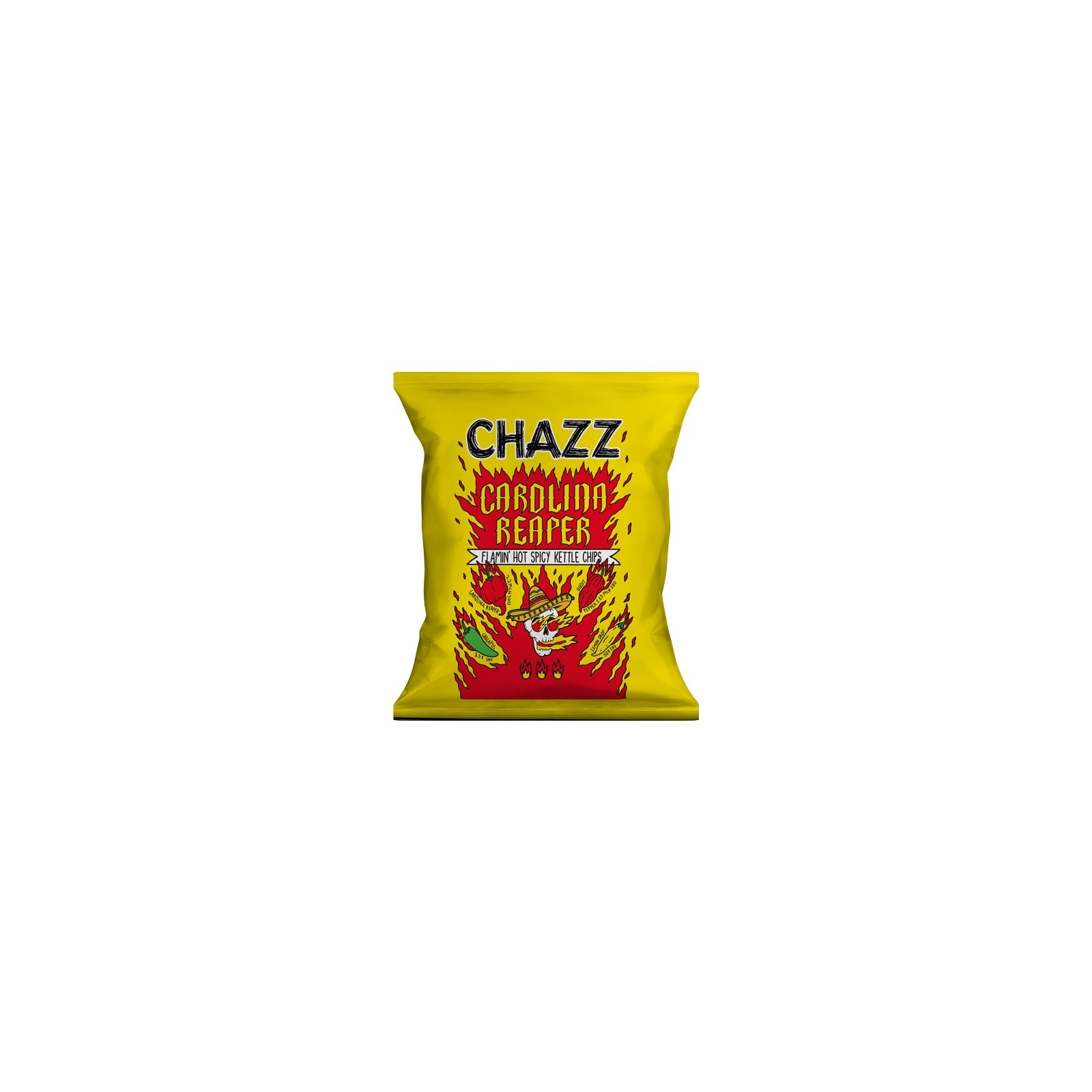 Chazz Potato Chips Carolina Reaper Pepper (50 g) - - SNACK - td-toys.it