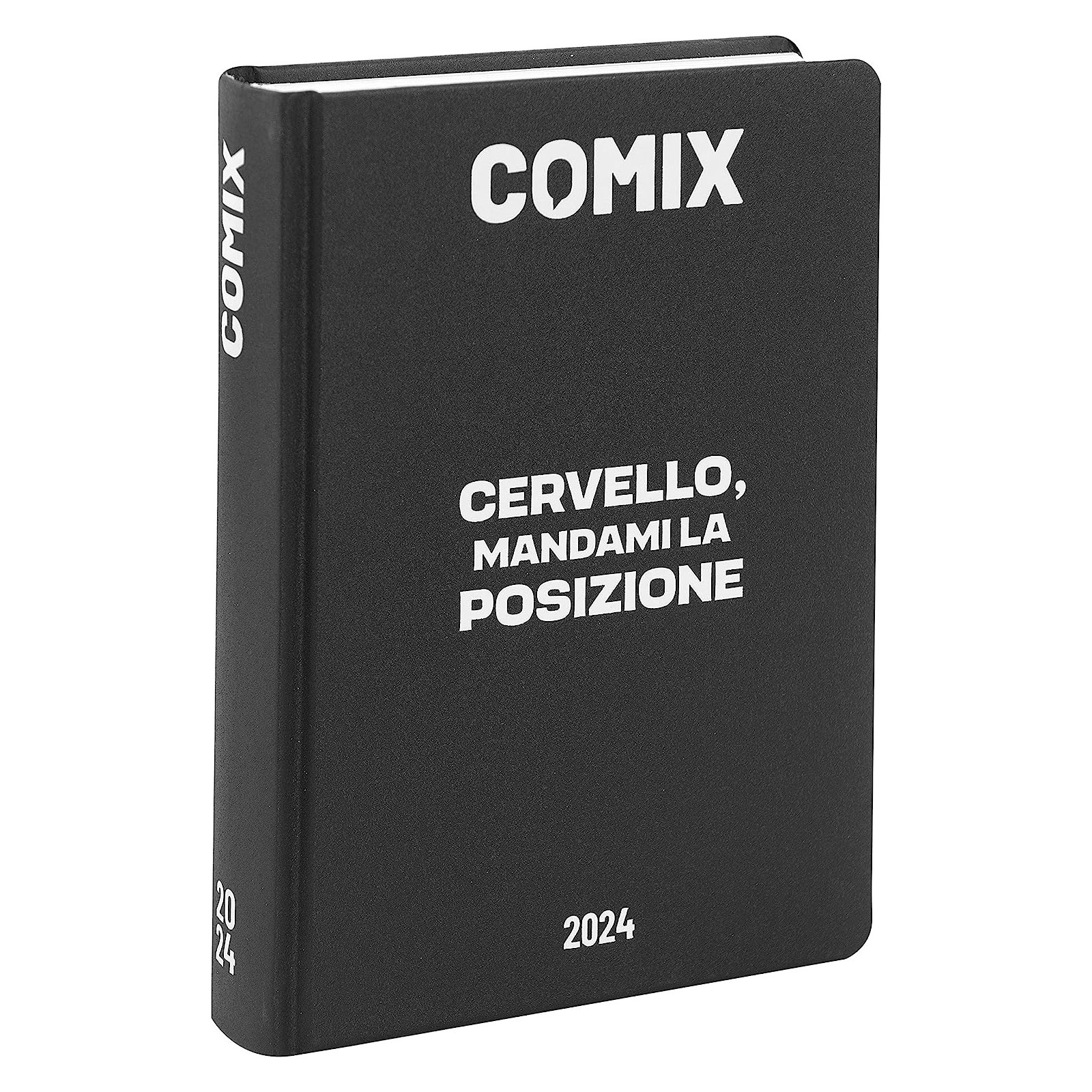 AGENDA COMIX 16 MESI STD BLACK&WHITE CERVELLO - FRANCO COSIMO PANINI - SCOLASTICO - td-toys.it