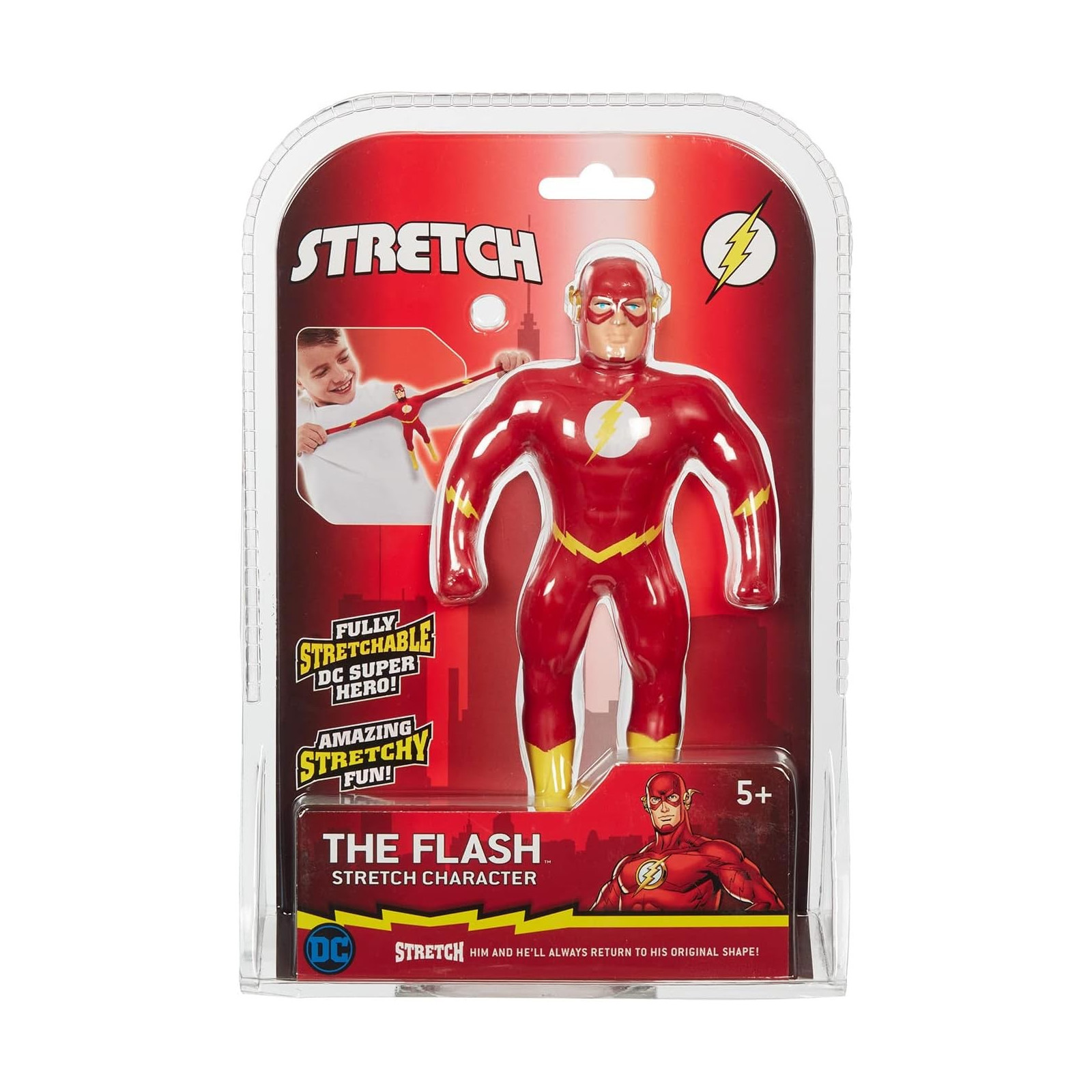 STRETCH DC FLASH NEW 18CM-GIOCATTOLI PER BAMBINO