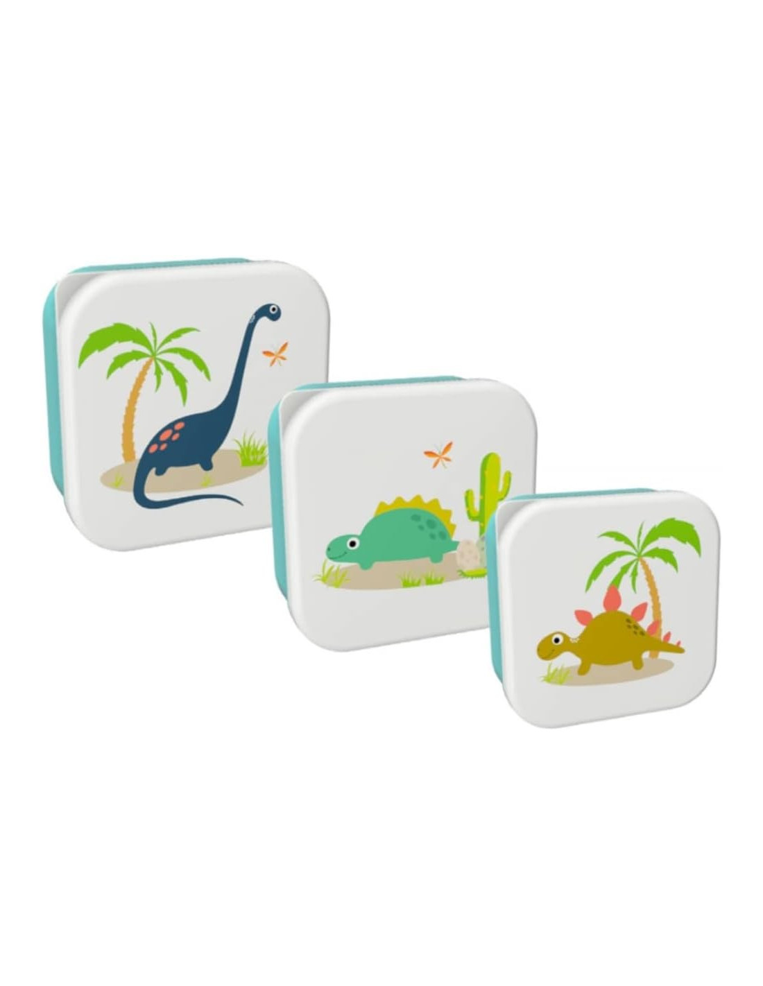 SNACK BOX SET DINO - I-TOTAL - SNACK HOLDER - td-toys.it