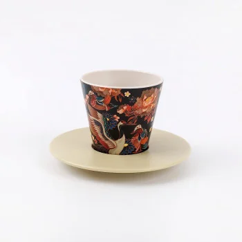 SET TAZZINA, PIATTINO E CUCCHIAINO IN RPET NATURE - I-TOTAL - CUPS - td-toys.it