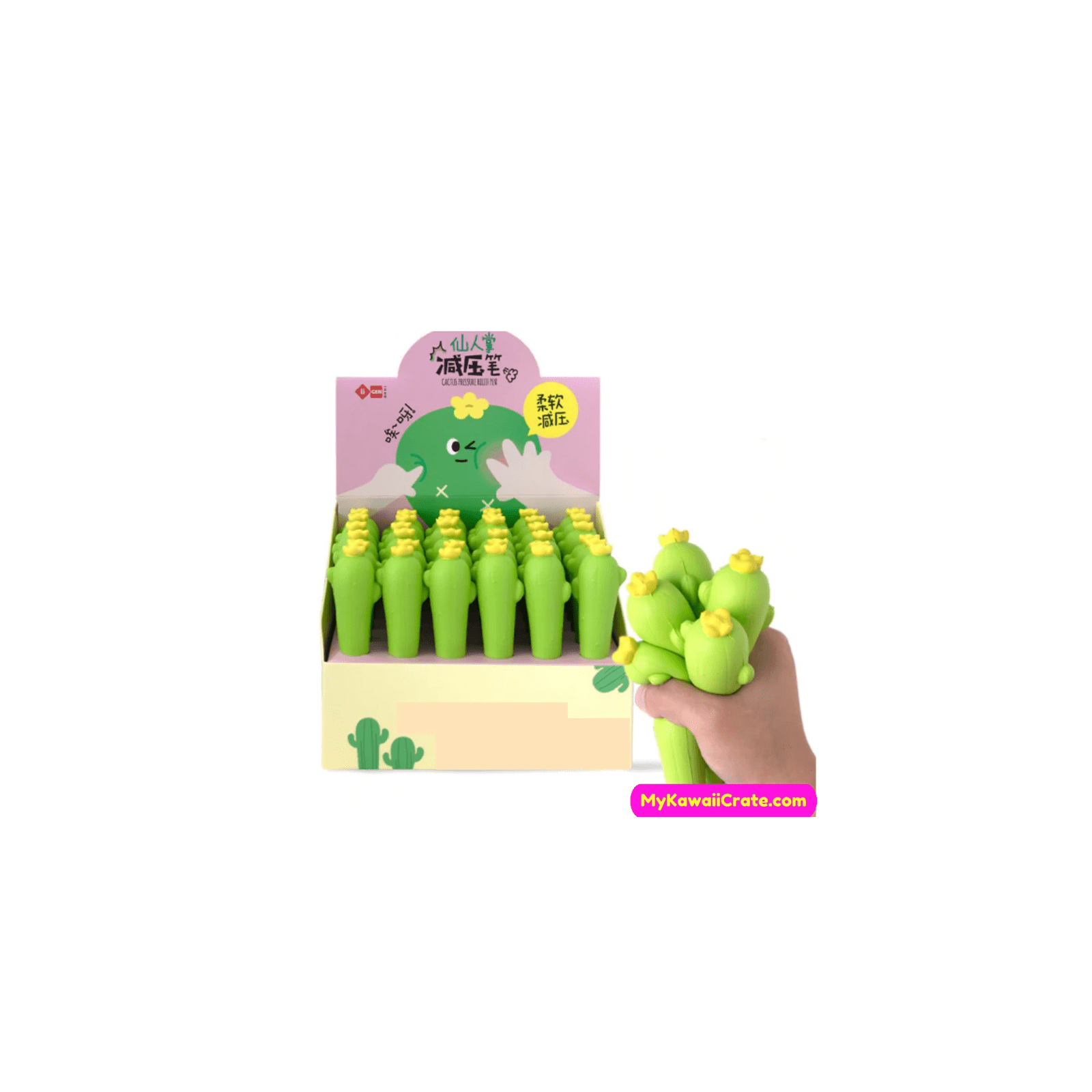 PENNE SQUISY CACTUS - I-TOTAL - PENNE-PENNARELLI-MATITE-GOMME - td-toys.it