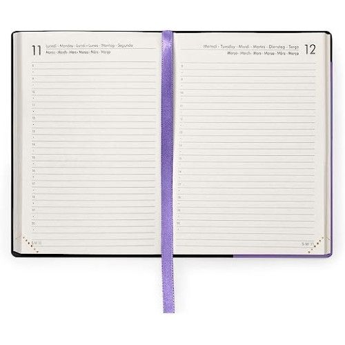 AGENDA GIORNALIERA SMALL - 2023/2024 - SMALL DAILY DIARY - LAVENDER