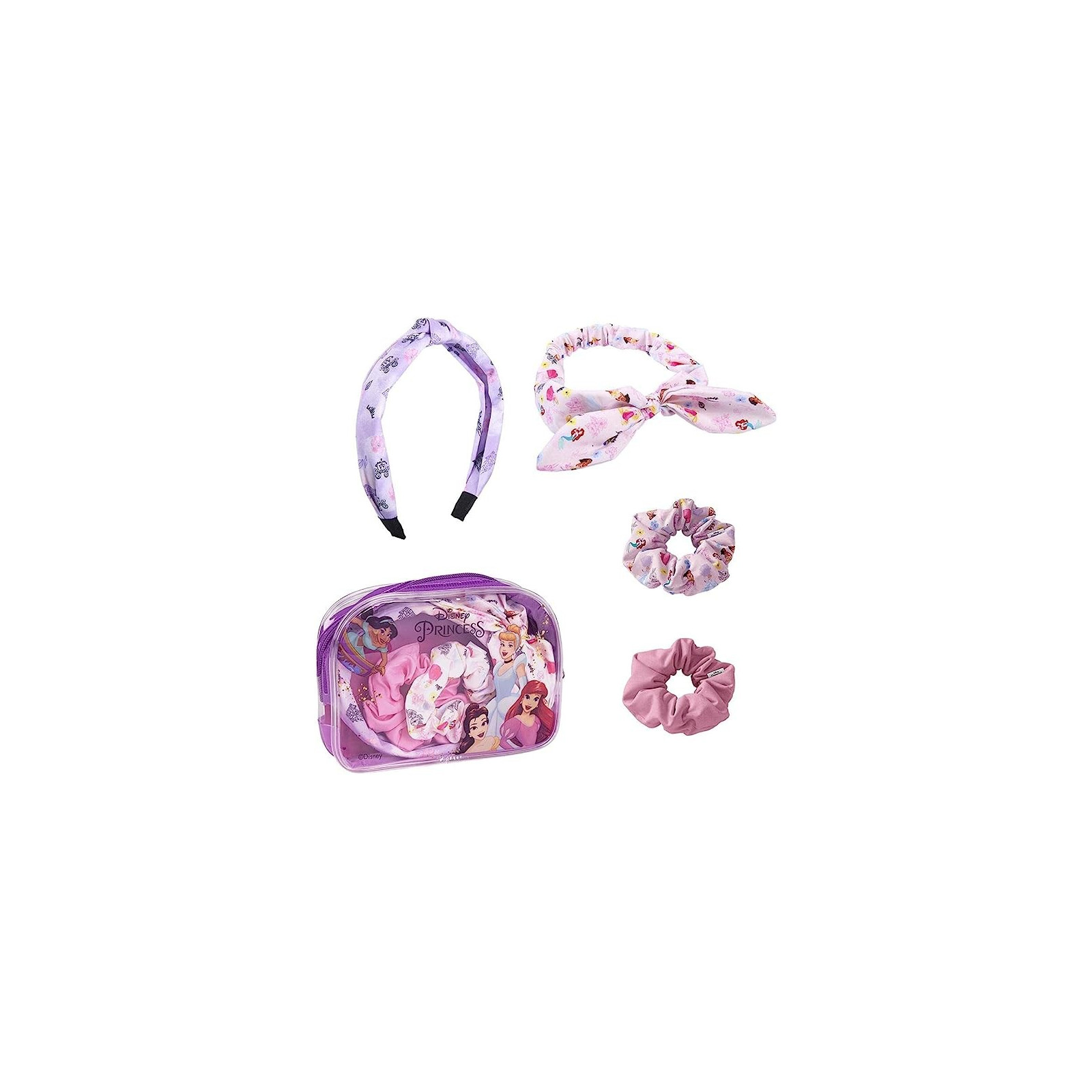 PRINCES - Set capelli (Beauty, fascia, cerchietto, elastici) - CERDÁ - HAIR ACCESSORIES - td-toys.it