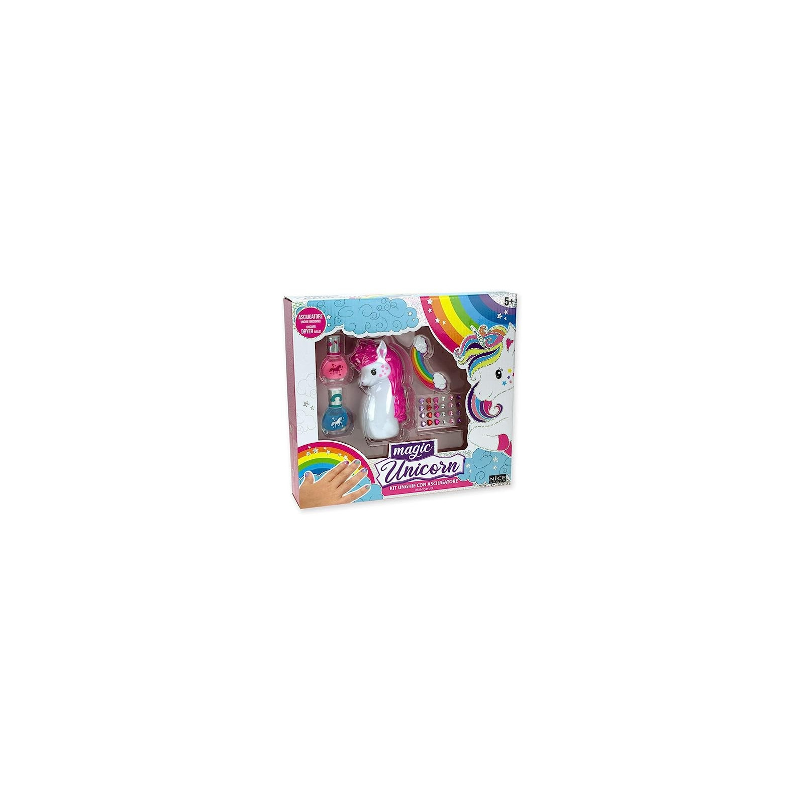 MAGIC UNICORN NAIL ART SET - NICE - CHILD - td-toys.it