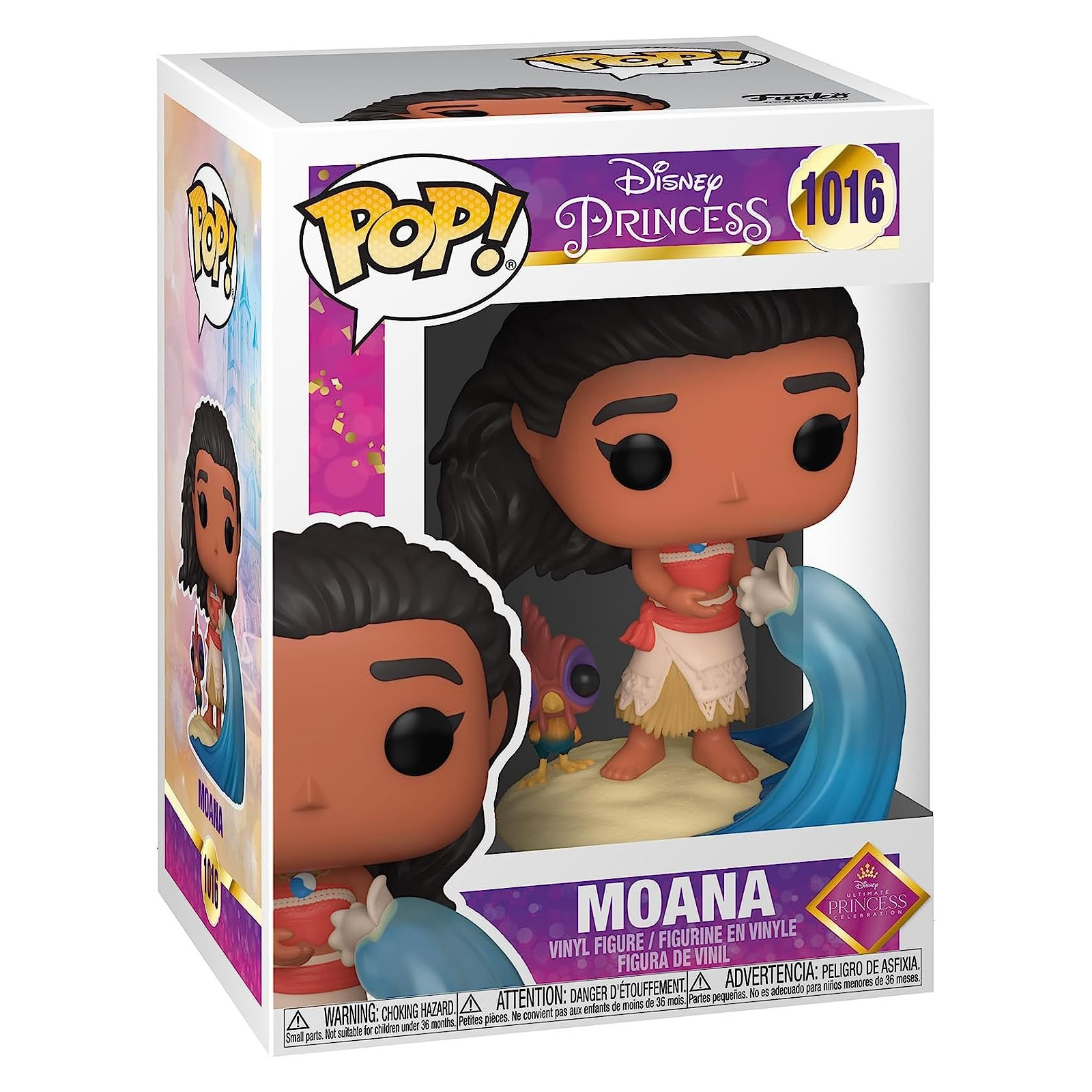 Disney: Ultimate Princess -1016 Moana 9Cm (Pop!)-FUNKO POP!