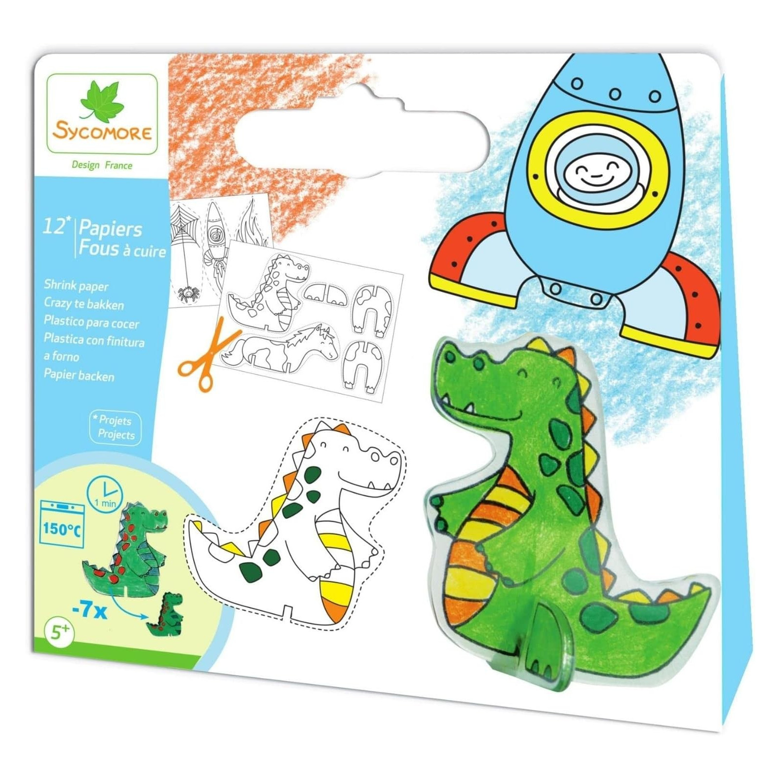 CRAZY PAPER PORTFOLIO - BOY CRE4061 - SYCOMORE - CREATIVE - td-toys.it