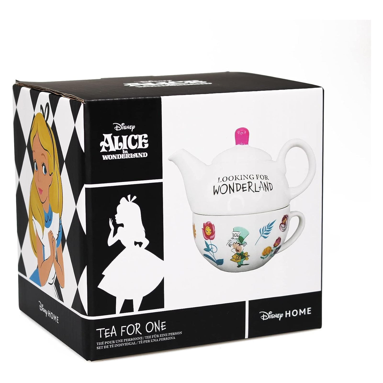 Tea for One Boxed - Alice in Wonderland (Wonderland) - HALF MOON BAY - TAZZE - td-toys.it