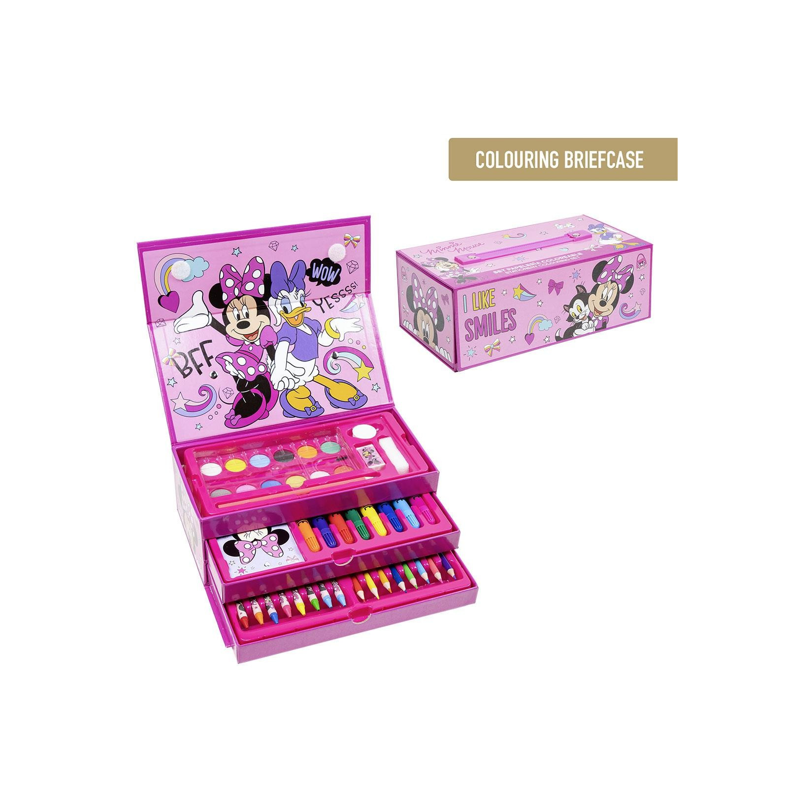 SET CARTOLERIA DA COLORARE MALETÍN MINNIE - CERDÁ - CREATIVE - td-toys.it