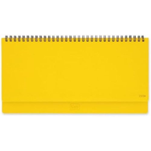 PLANNING DA SCRIVANIA - 2024 - DESK PLANNER - YELLOW LEGAMI MILANO