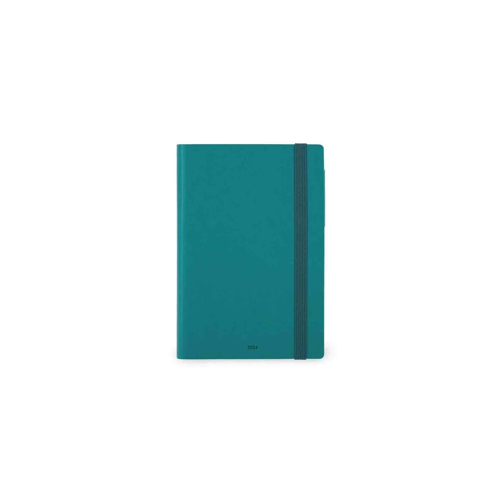 AGENDA SETTIMANALE MEDIUM NOT.- 2024 - MEDIUM WEEKLY DIARY WITH NOTEBOOK - GREEN - LEGAMI MILANO - LEGAMI MILANO - td-toys.it