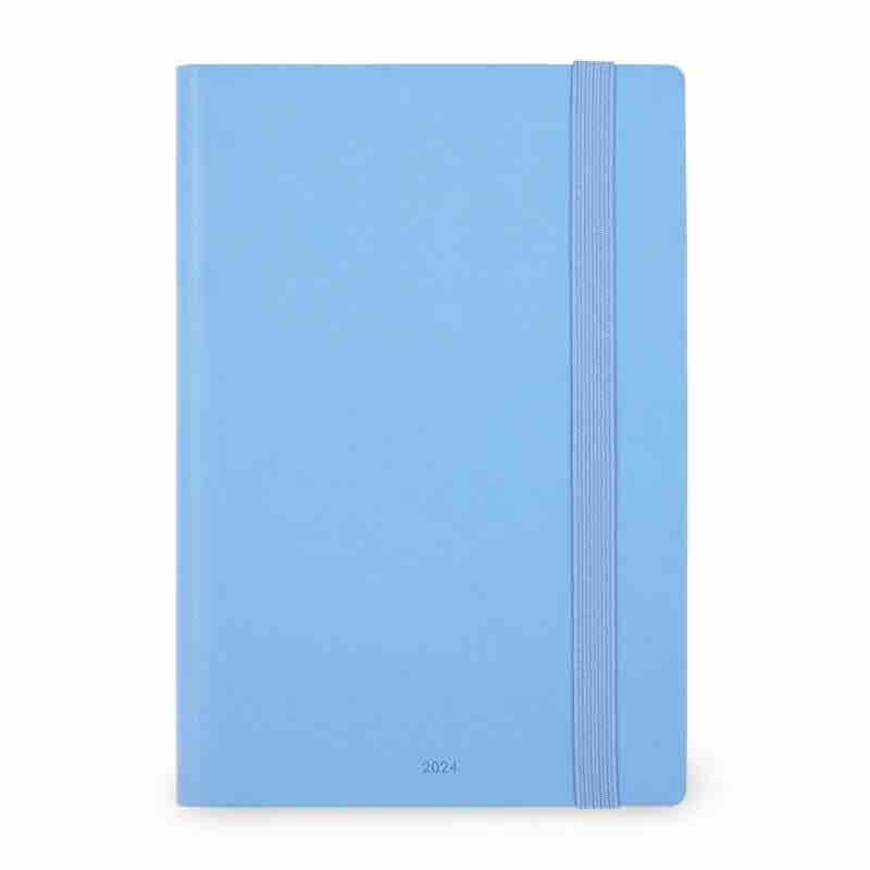 AGENDA GIORNALIERA e SETTIMANALE 12 mesi 2024 LEGAMI BLU cm 24X17 LARGE