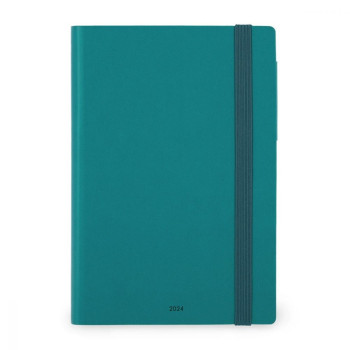 AGENDA SETT. & GIORN. LARGE - DAILYDIARY - LIGHT BLUE2024 - LARGE WEEKLY AND