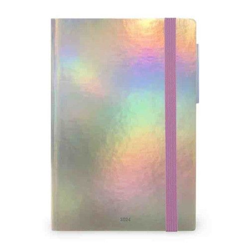 AGENDA GIORNALIERA SMALL - 2024 -SMALL DAILY DIARY - LIGHT BLUE