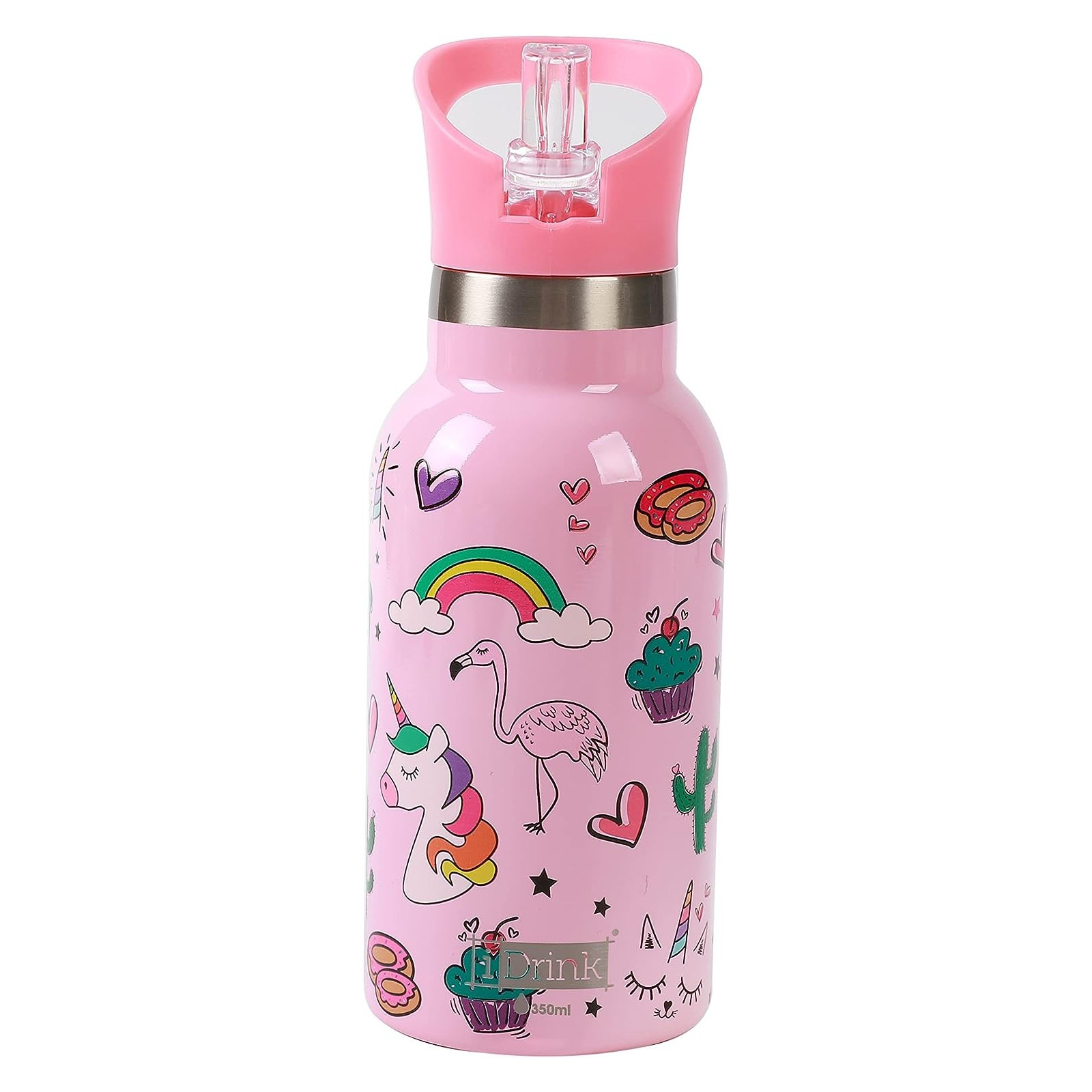 BOTTIGLIA TERMICA KIDS 350 ML UNICORN - I-TOTAL - BOTTLES - td-toys.it