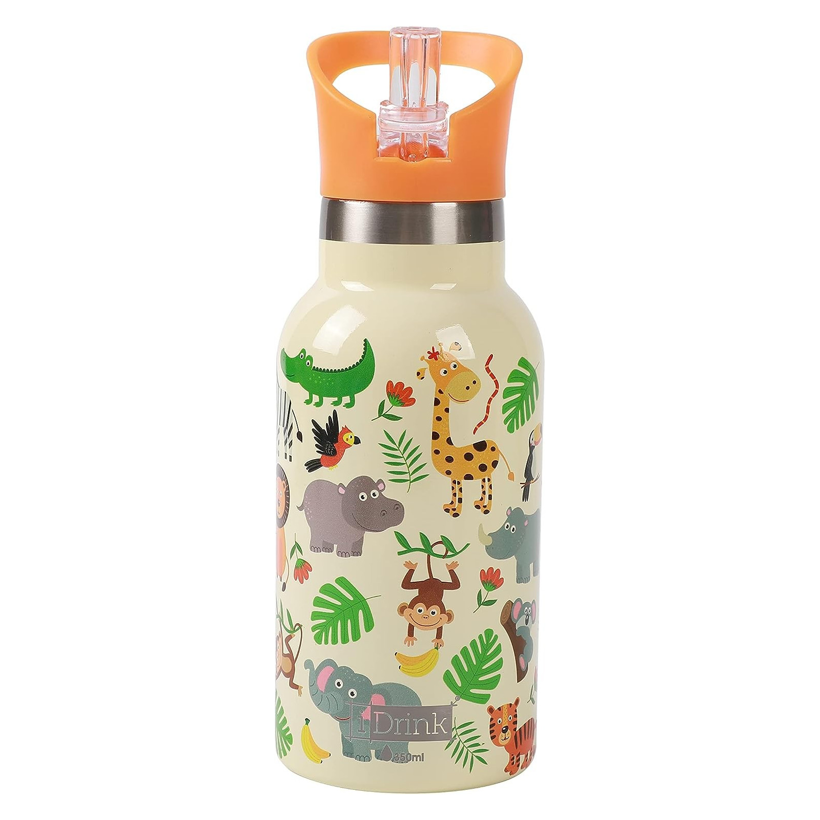 BOTTIGLIA TERMICA KIDS 350 ML ANIMALS - I-TOTAL - BORRACCE - td-toys.it