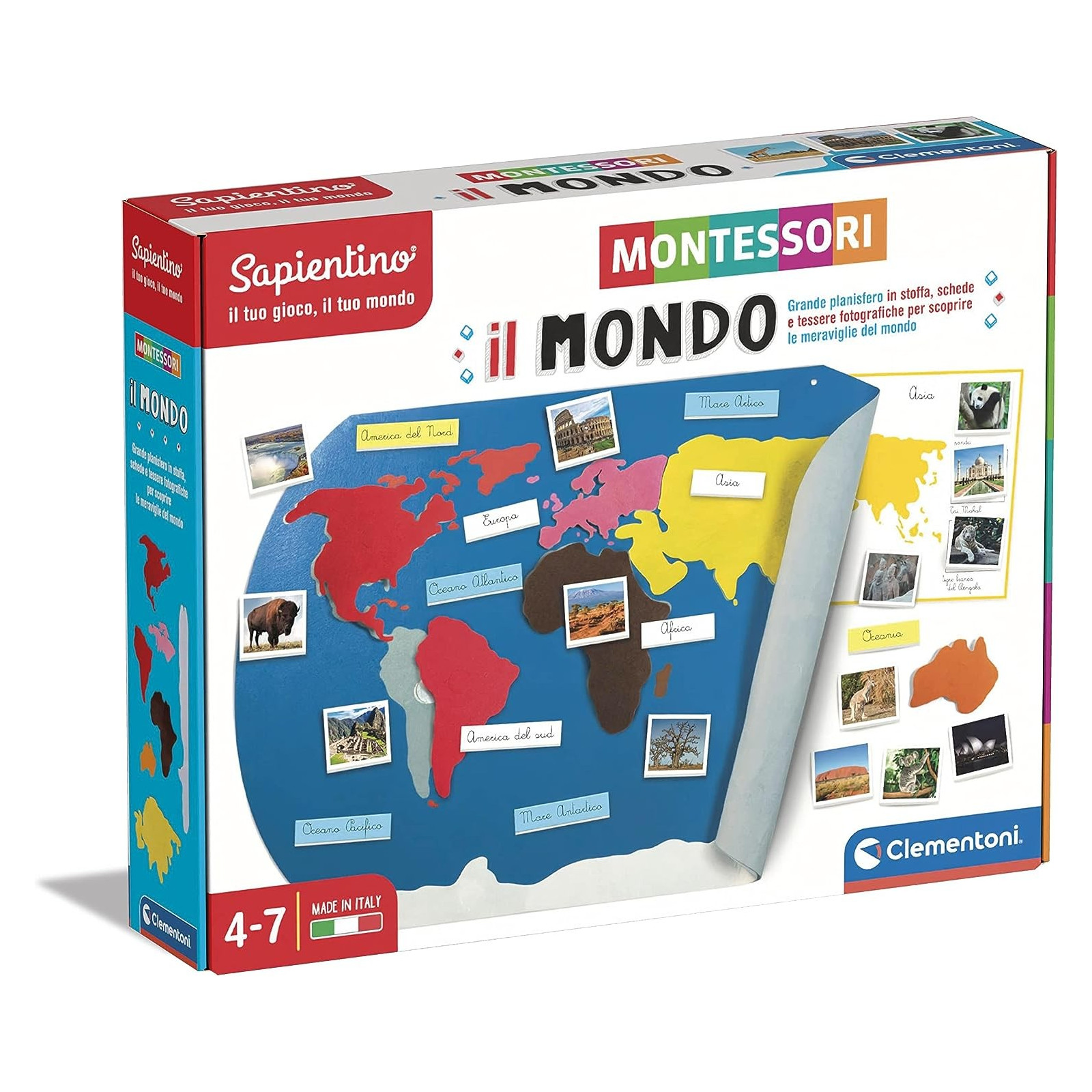 MONTESSORI - IL MONDO - Clementoni - EDUCATIVI - td-toys.it